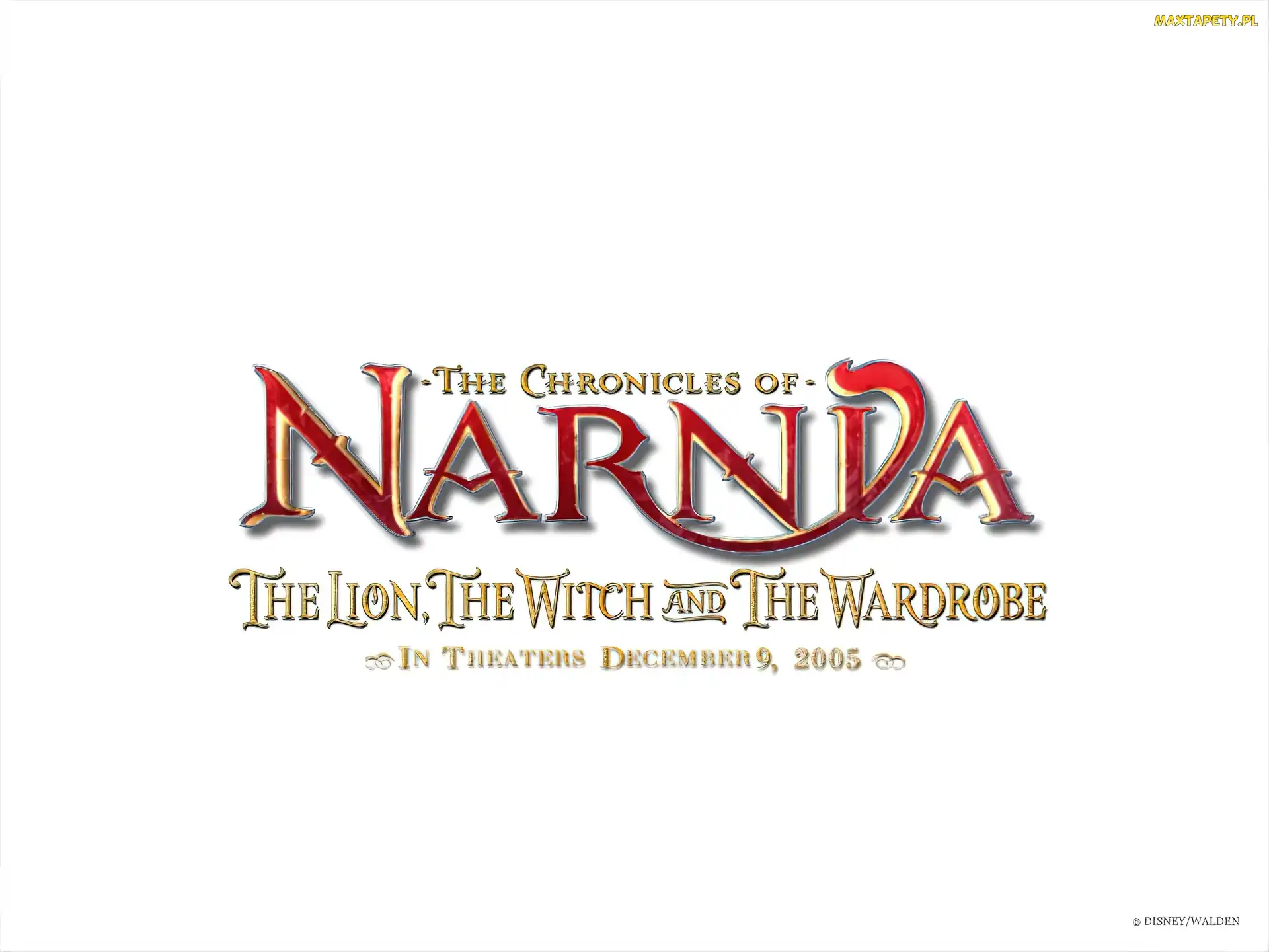 białe tło, napis, The Chronicles Of Narnia