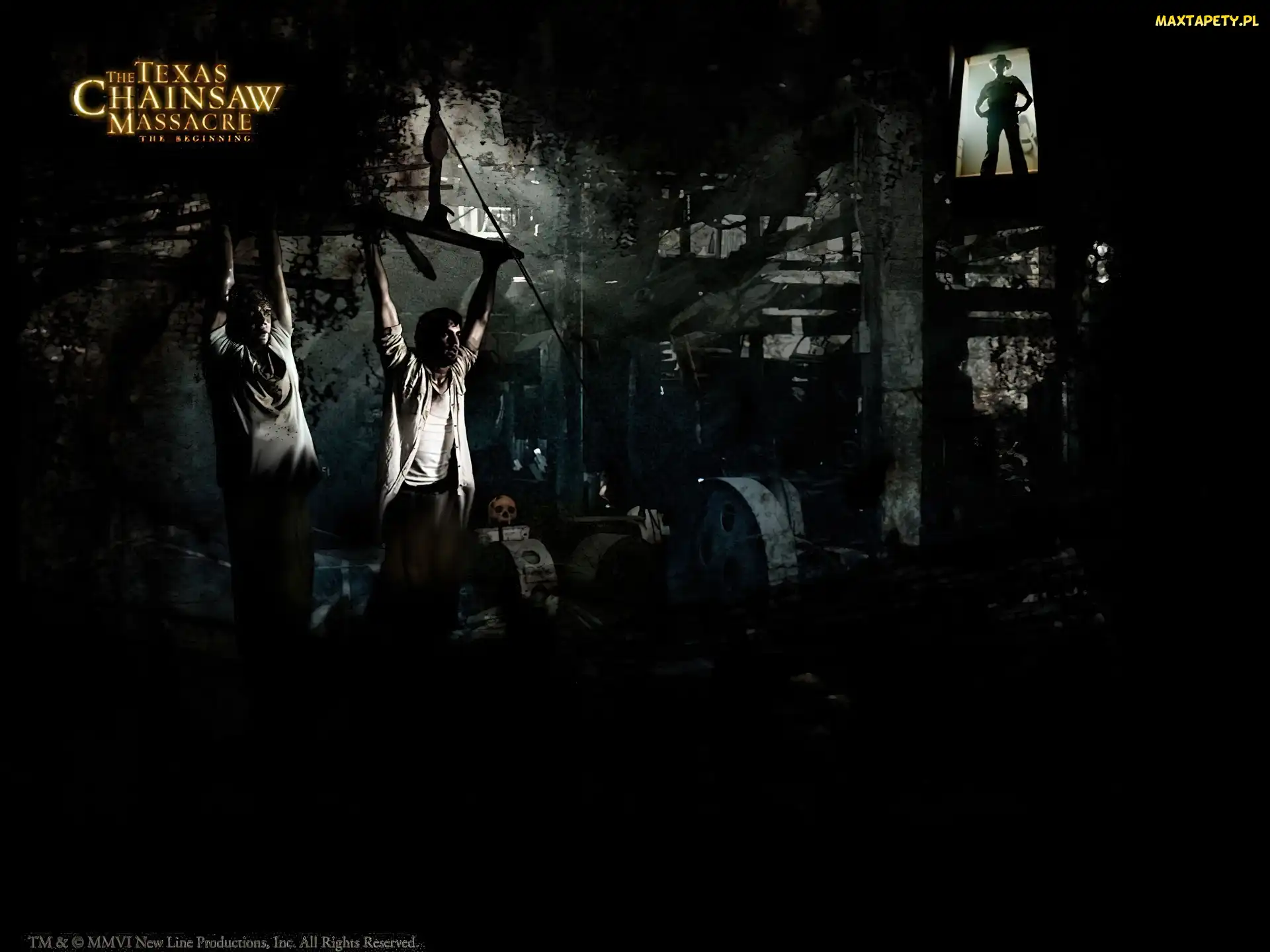 wiszą, horror, Texas Chainsaw Massacre The Beginning, ludzie