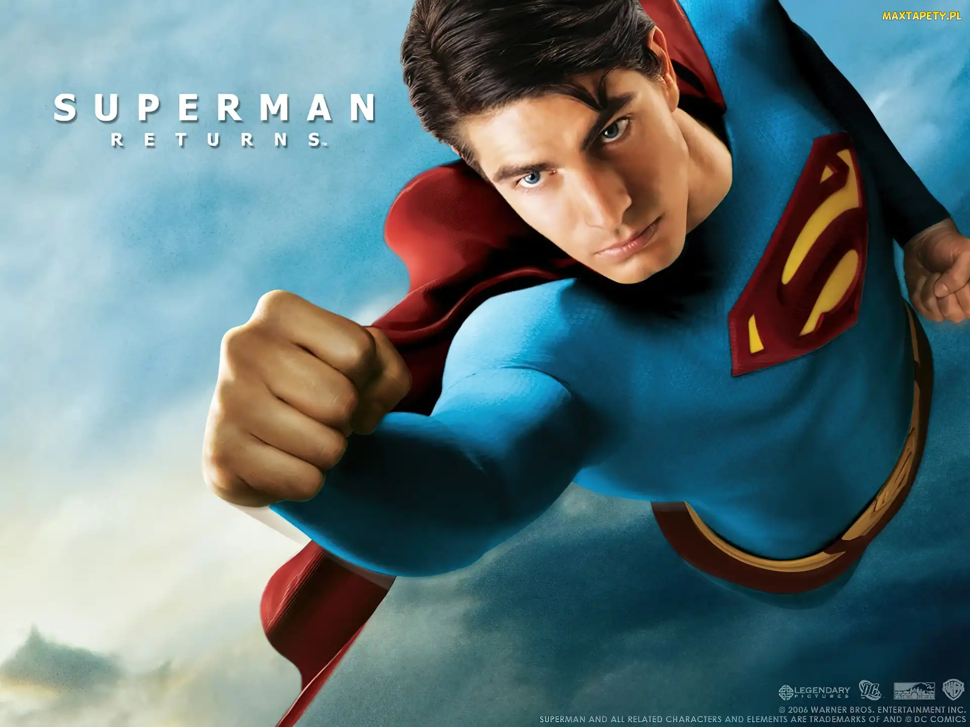 pięść, leci, Superman Returns, Brandon Routh