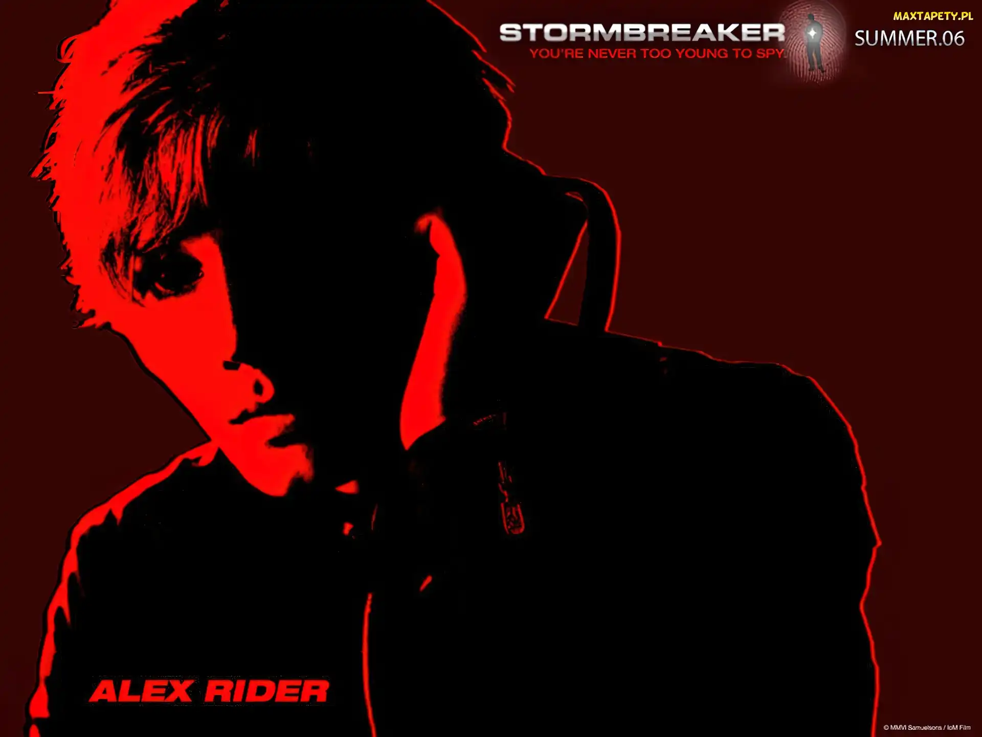 Alex Pettyfer, napis, Stormbreaker