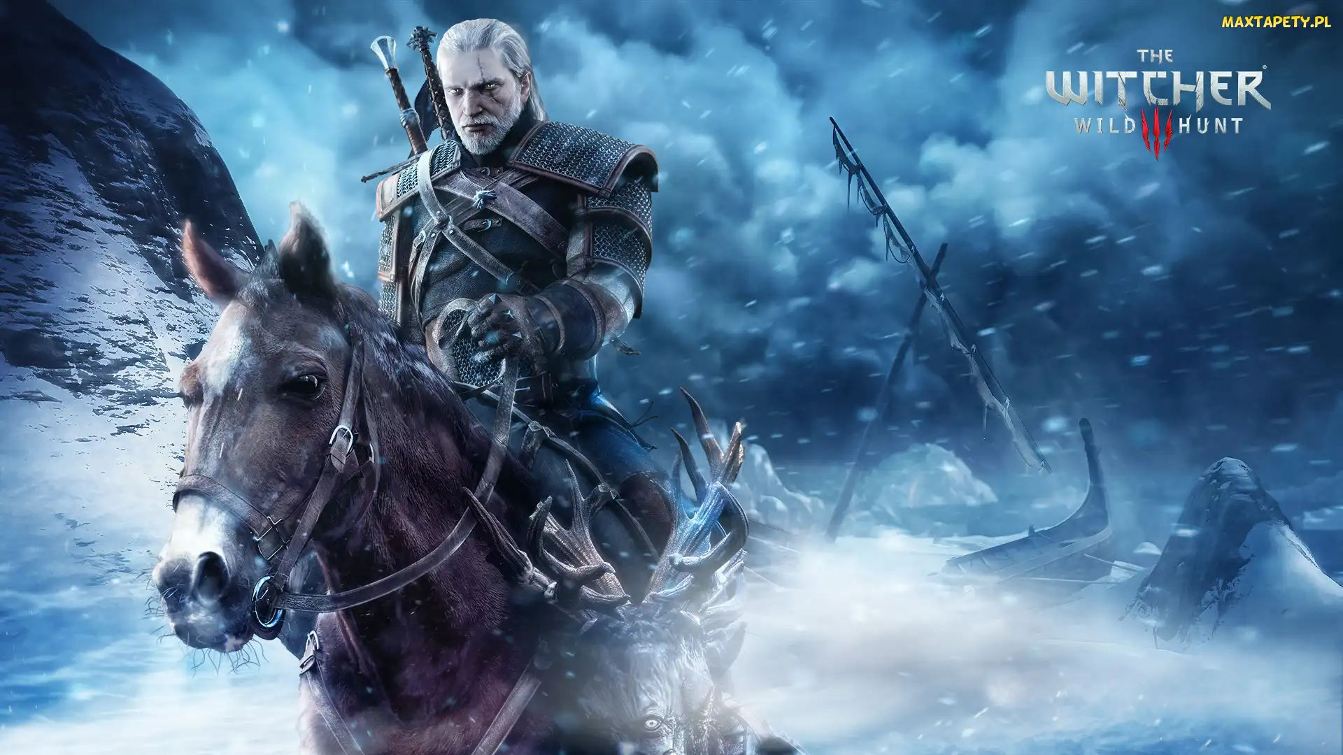 The Witcher 3 Wild Hunt, Koń, Geralt, Wiedźmin 3 Dziki Gon, Gra