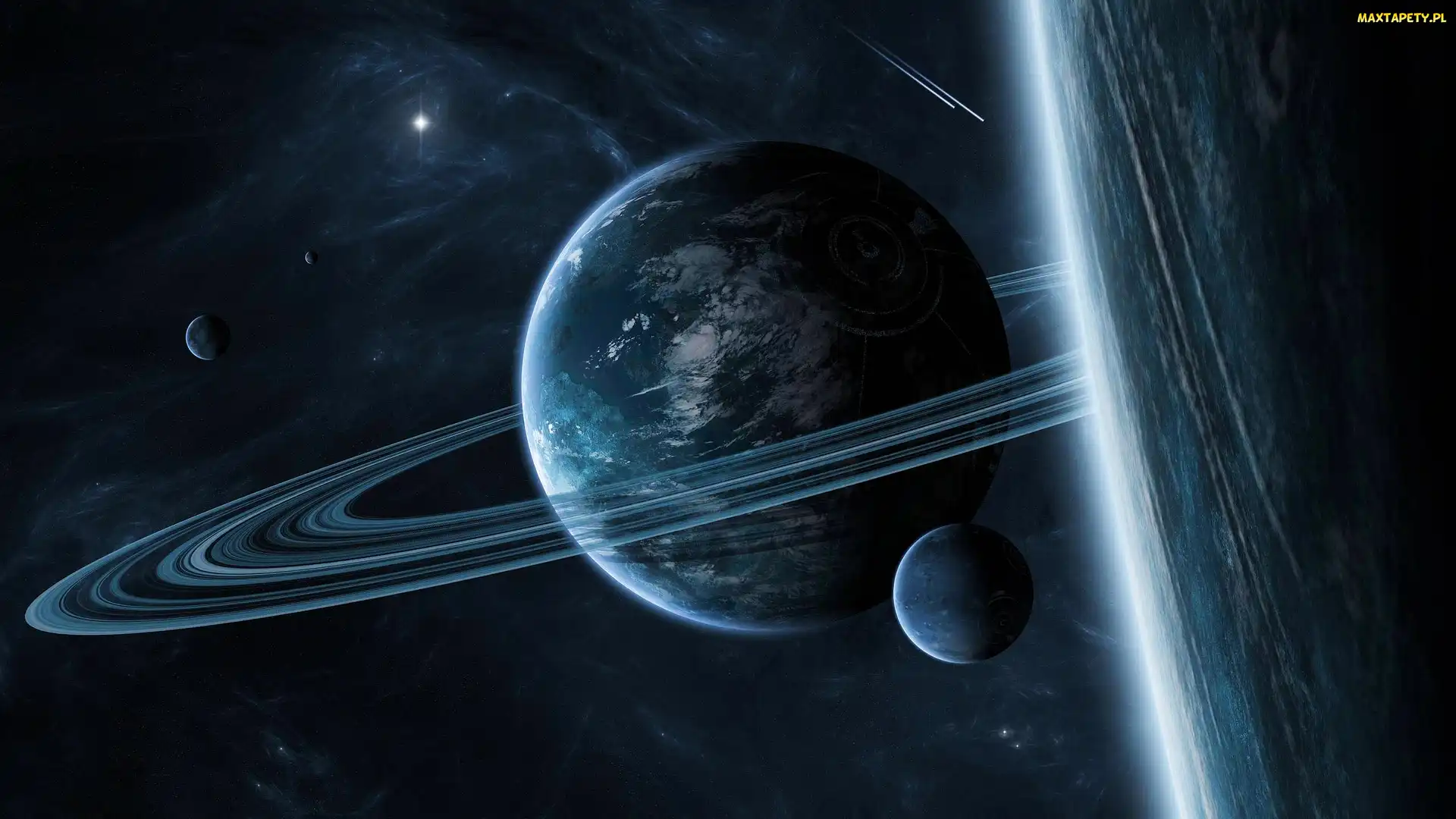 Gwiazdy, Kosmos, Planety, Pierścienie