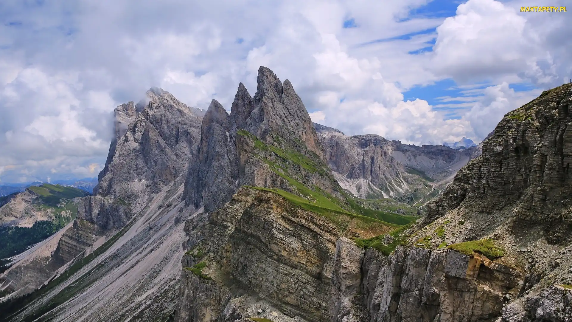 Włochy, Alpy, Góry, Góra Seceda