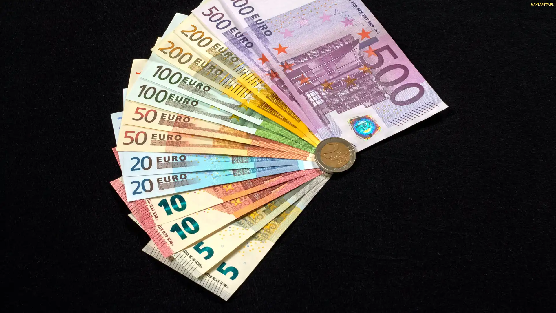 Nominał, Moneta, Euro, Banknoty