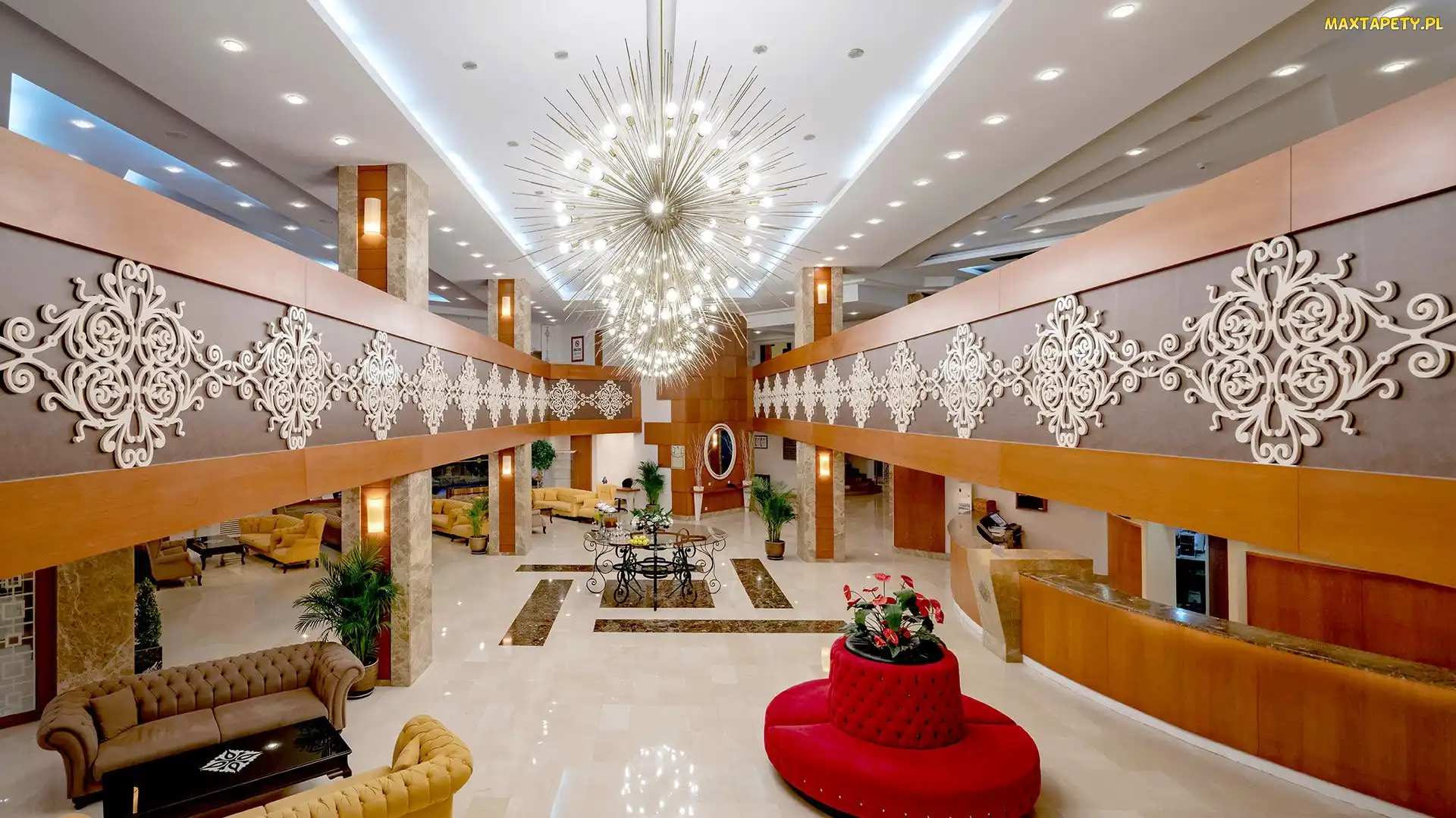 Hotel, Wnętrze, Turcja, Recepcja, Euphoria Hotel Tekirova, Kemer, Hol