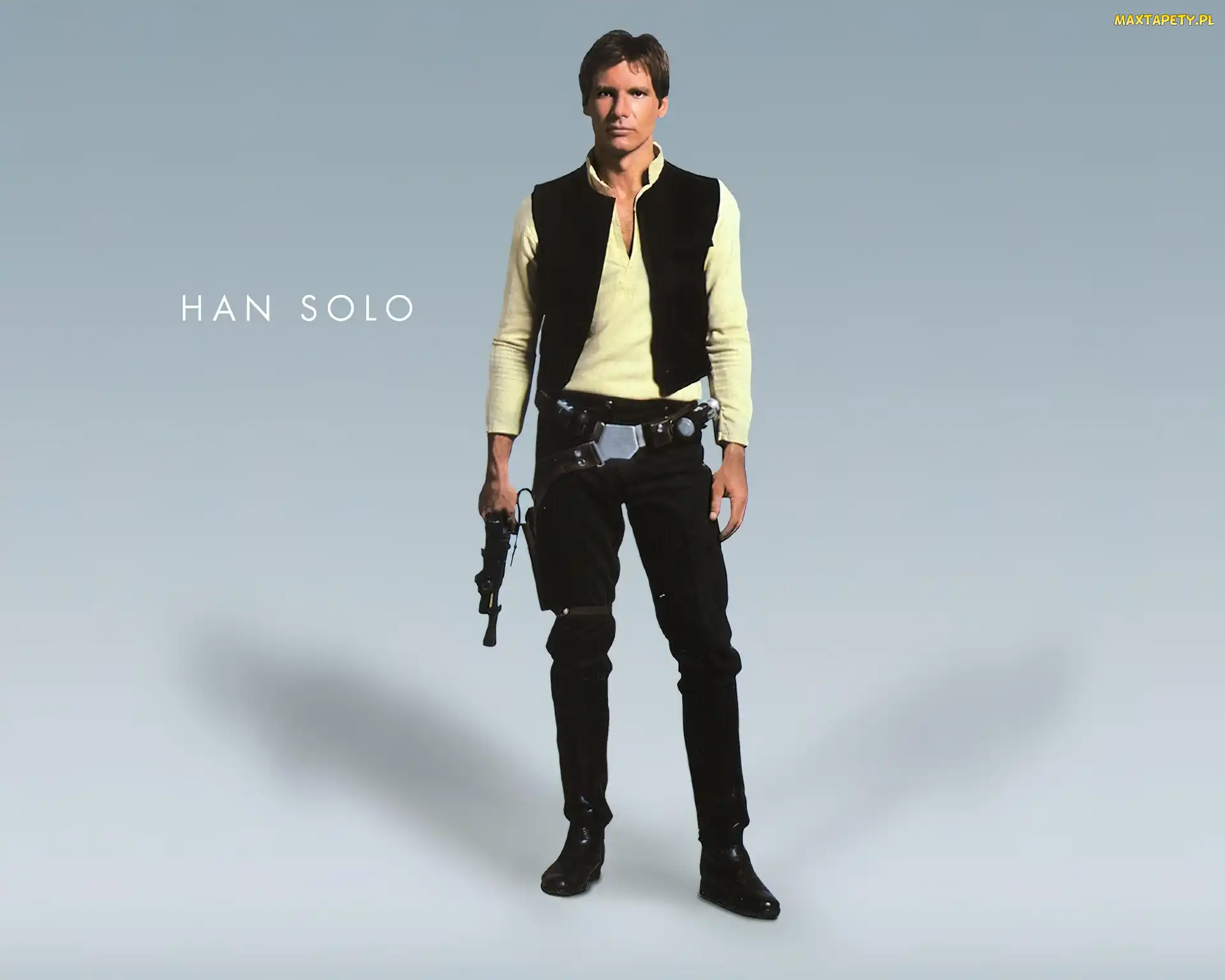 Star Wars, uzbrojony, stoi, Harrison Ford