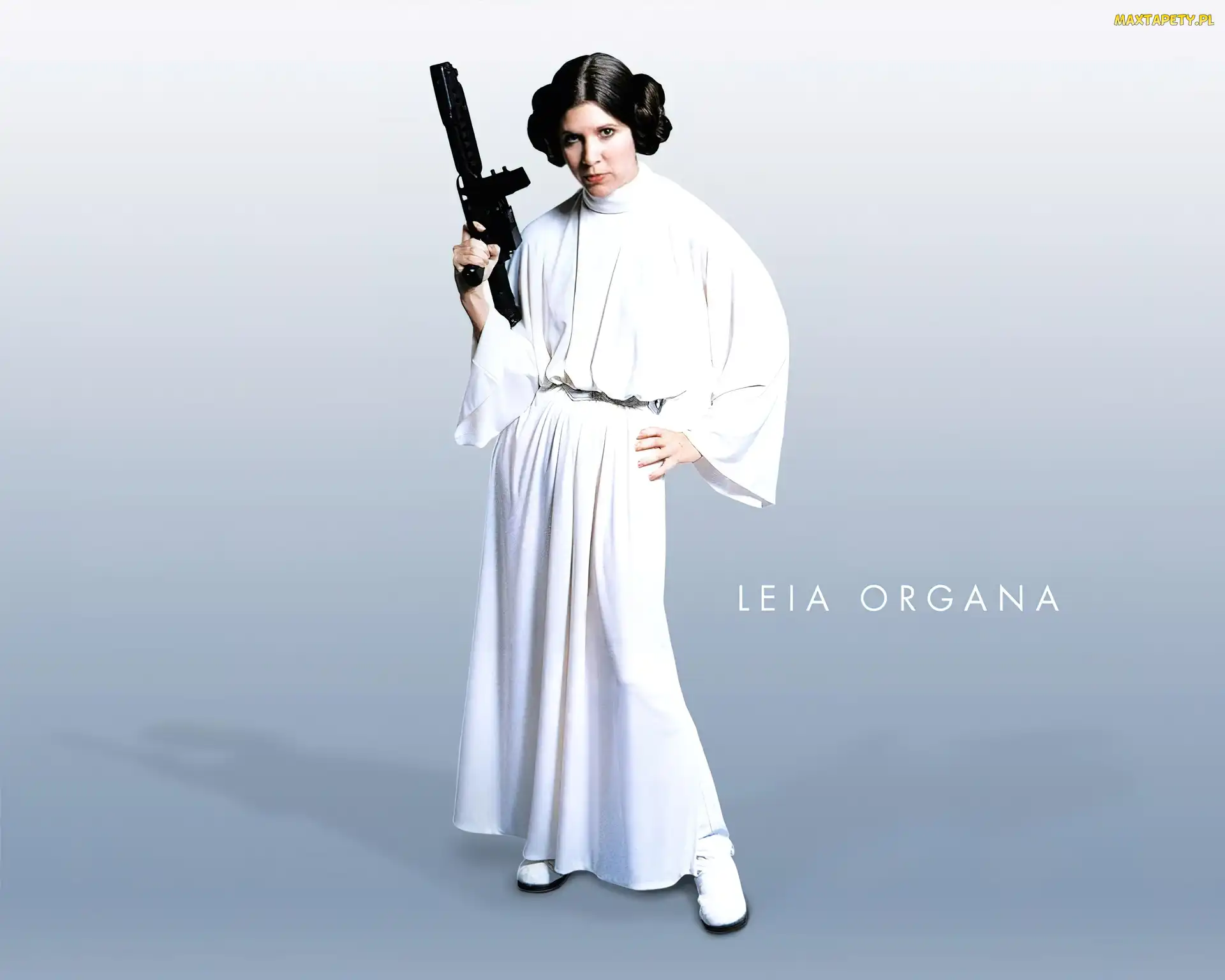 alba, broń, Star Wars, Carrie Fisher