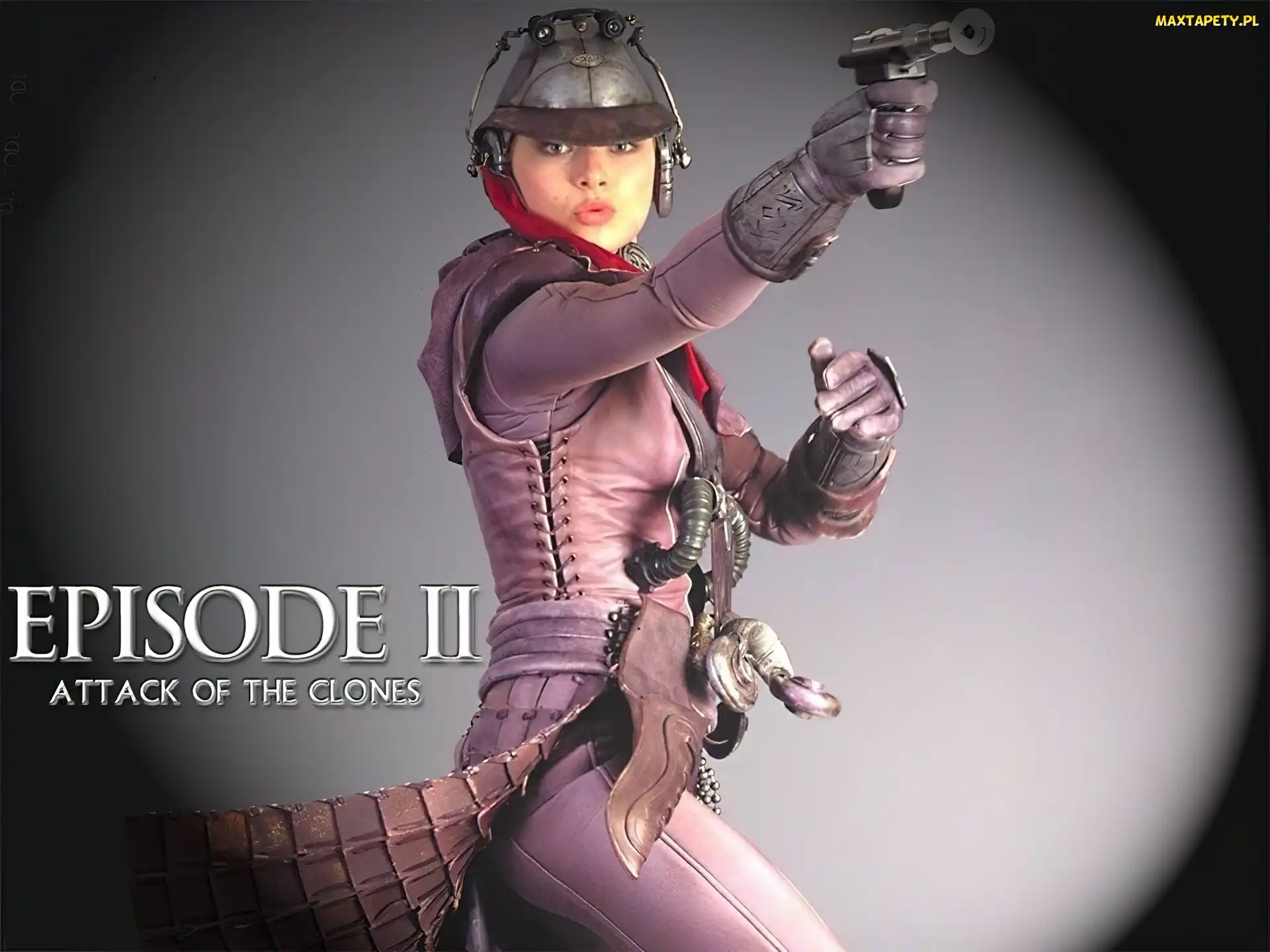 pistolet, kostium, Star Wars, kobieta