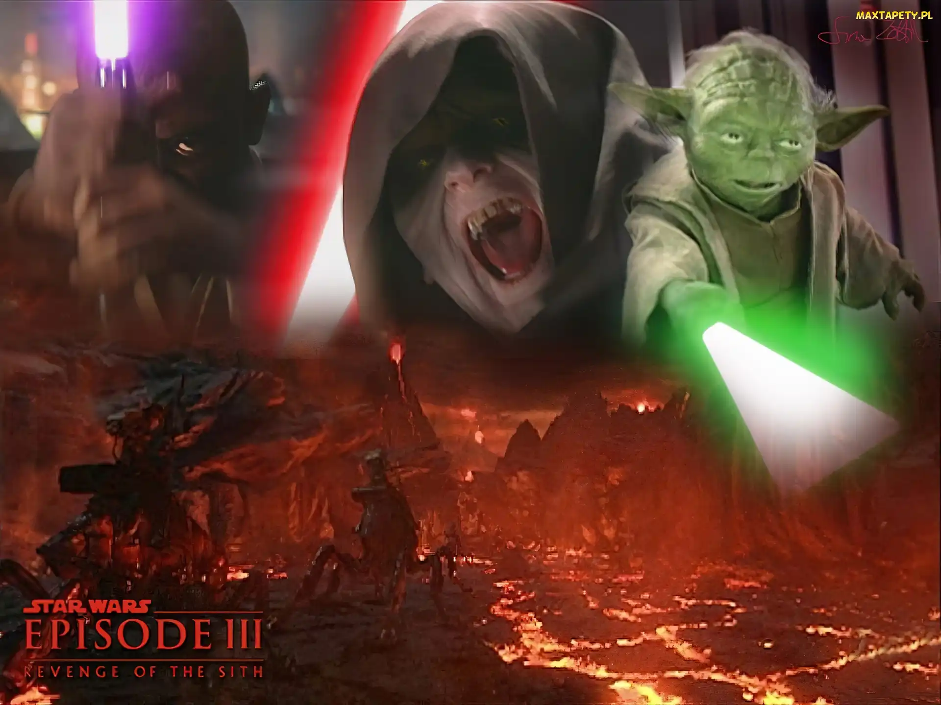 magma, Samuel L. Jackson, Yoda, Star Wars, laser
