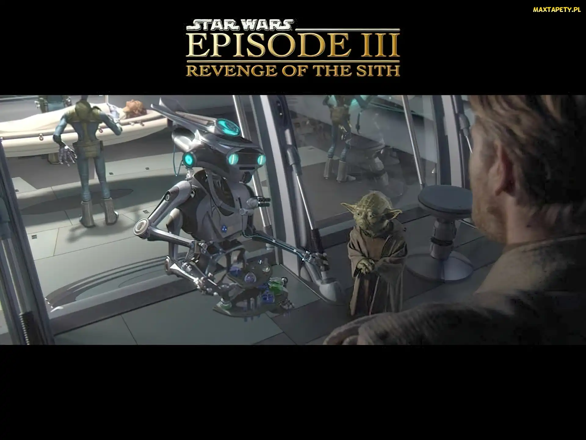 Yoda, mężczyzna, Star Wars, robot