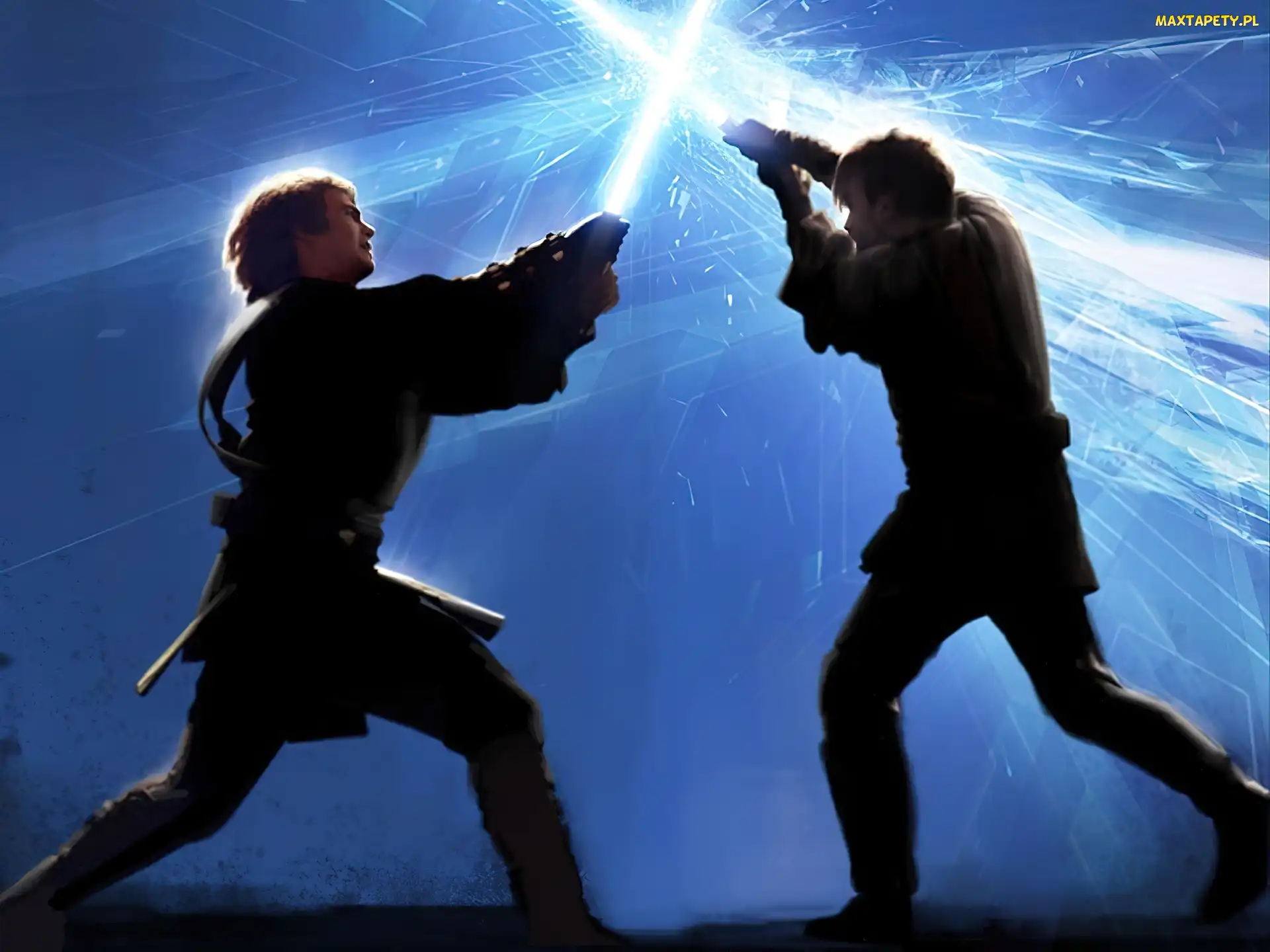 laser, mężczyźni, Star Wars, walka