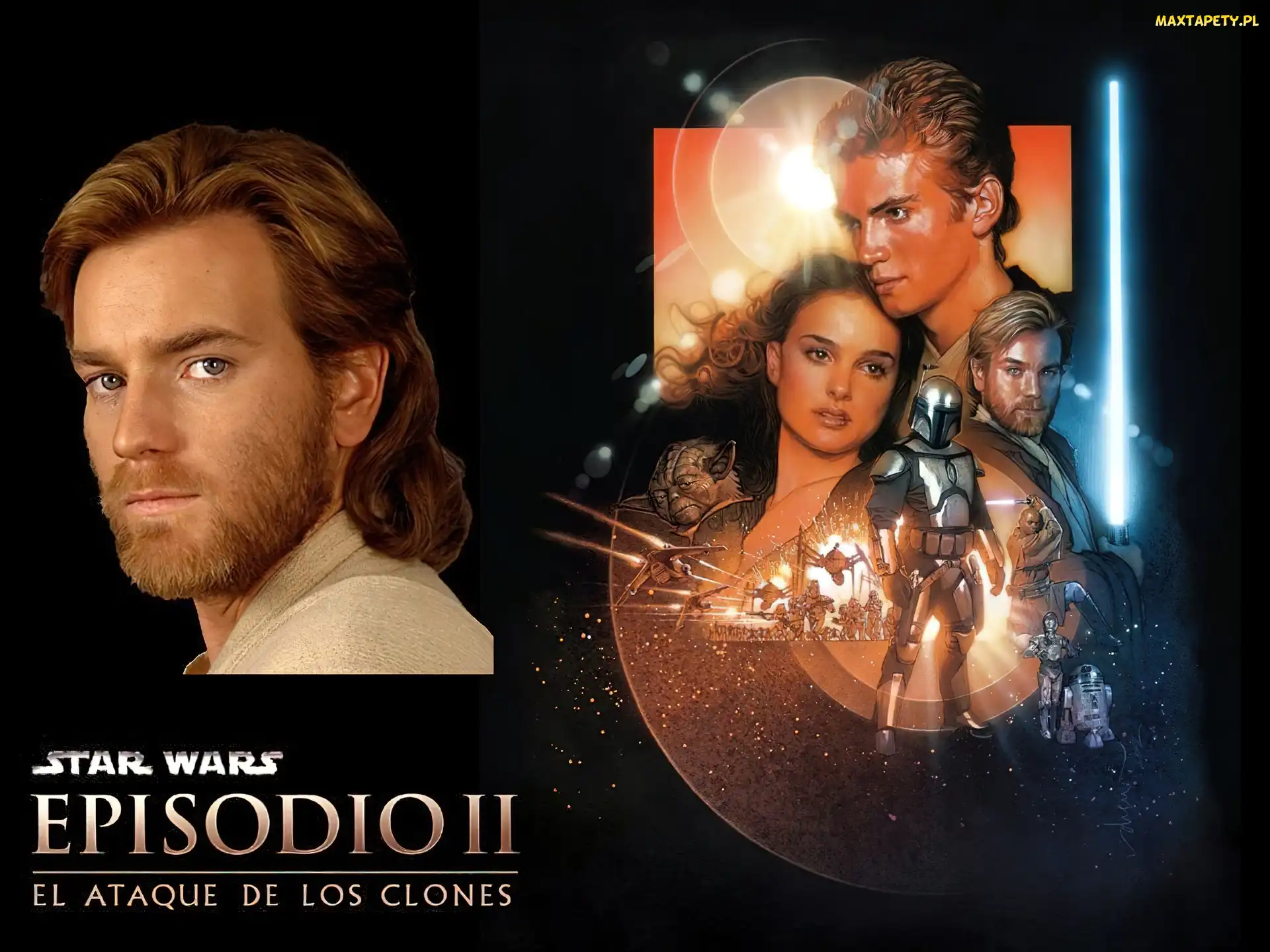 aktor, tło, ciemne, postacie, Star Wars