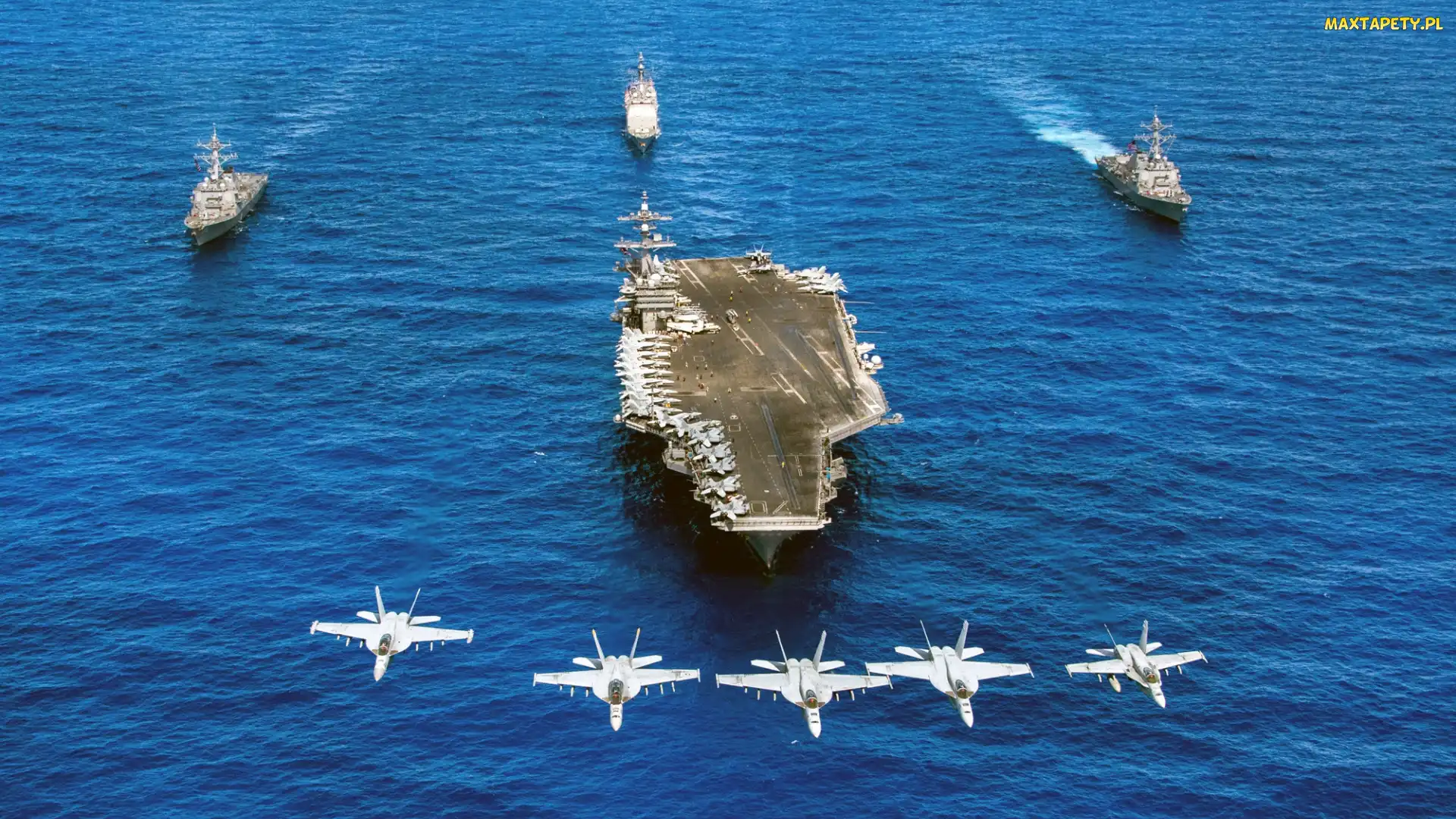 USS Carl Vinson CVN70, McDonnell Douglas FA18 Hornet, Myśliwce, Samoloty, Lotniskowiec