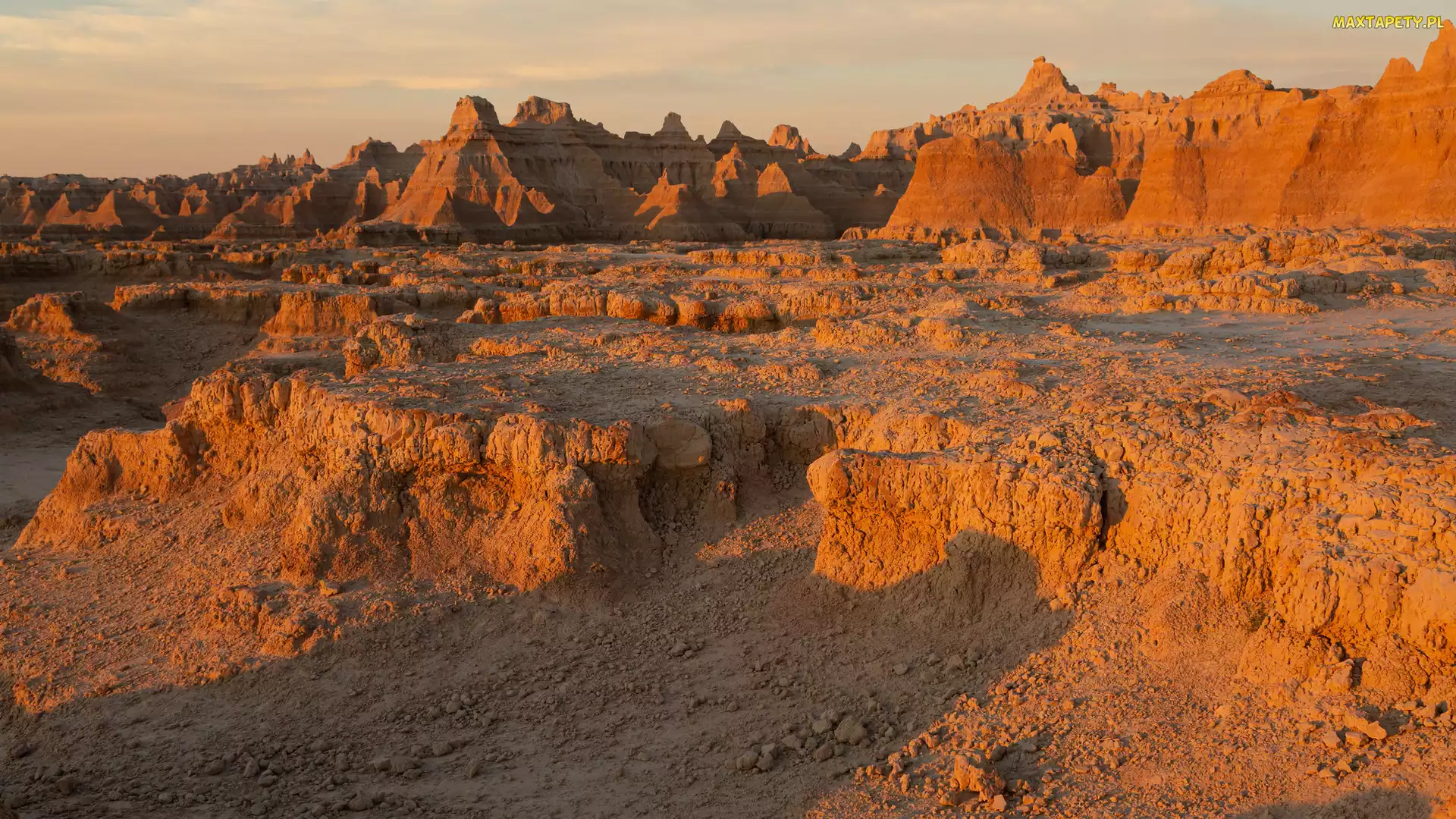 Góry, Stany Zjednoczone, Dakota Południowa, Skały, Park Narodowy Badlands