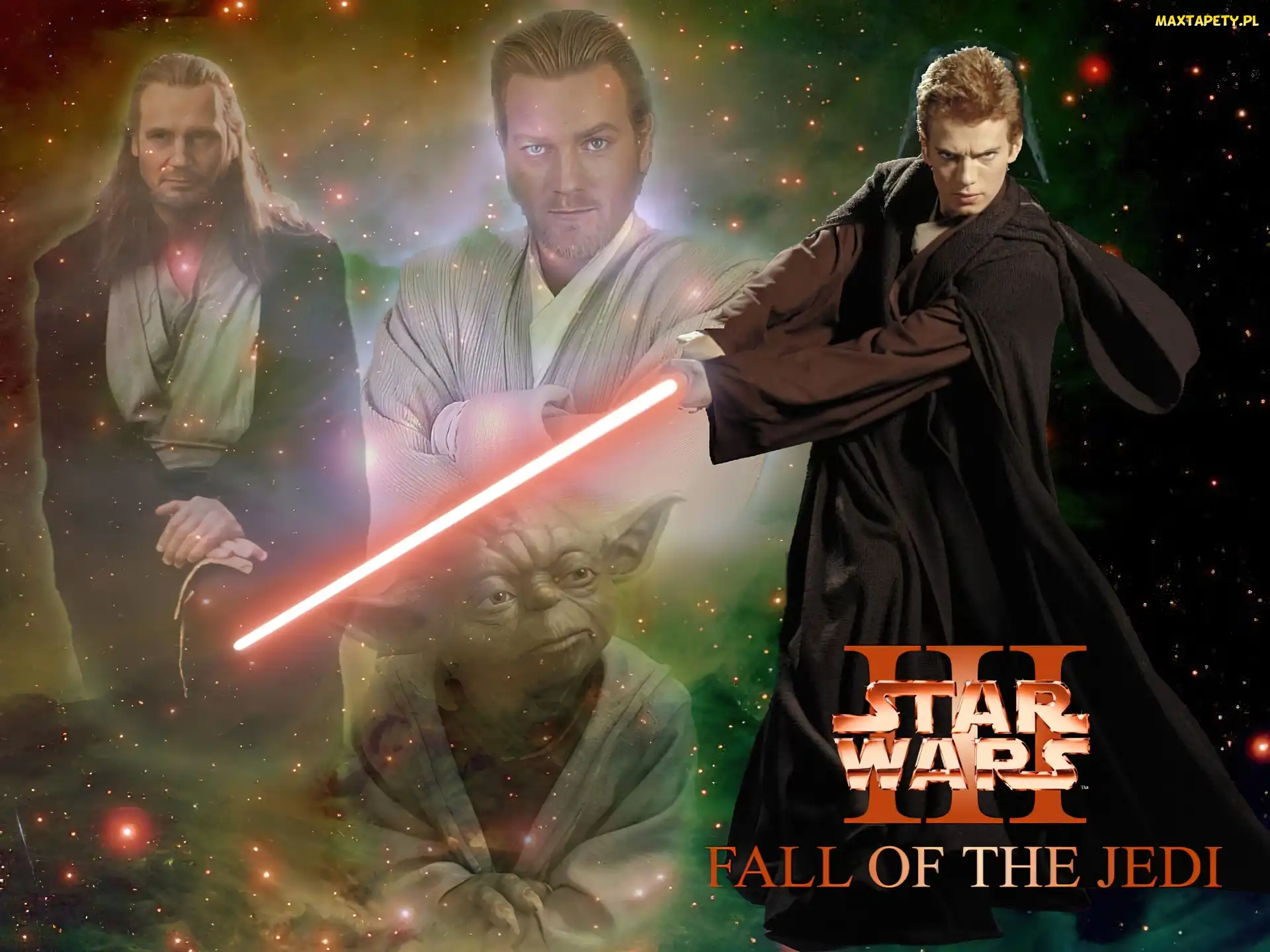 Hayden Christensen, gwiazdy, laser, postacie, Star Wars