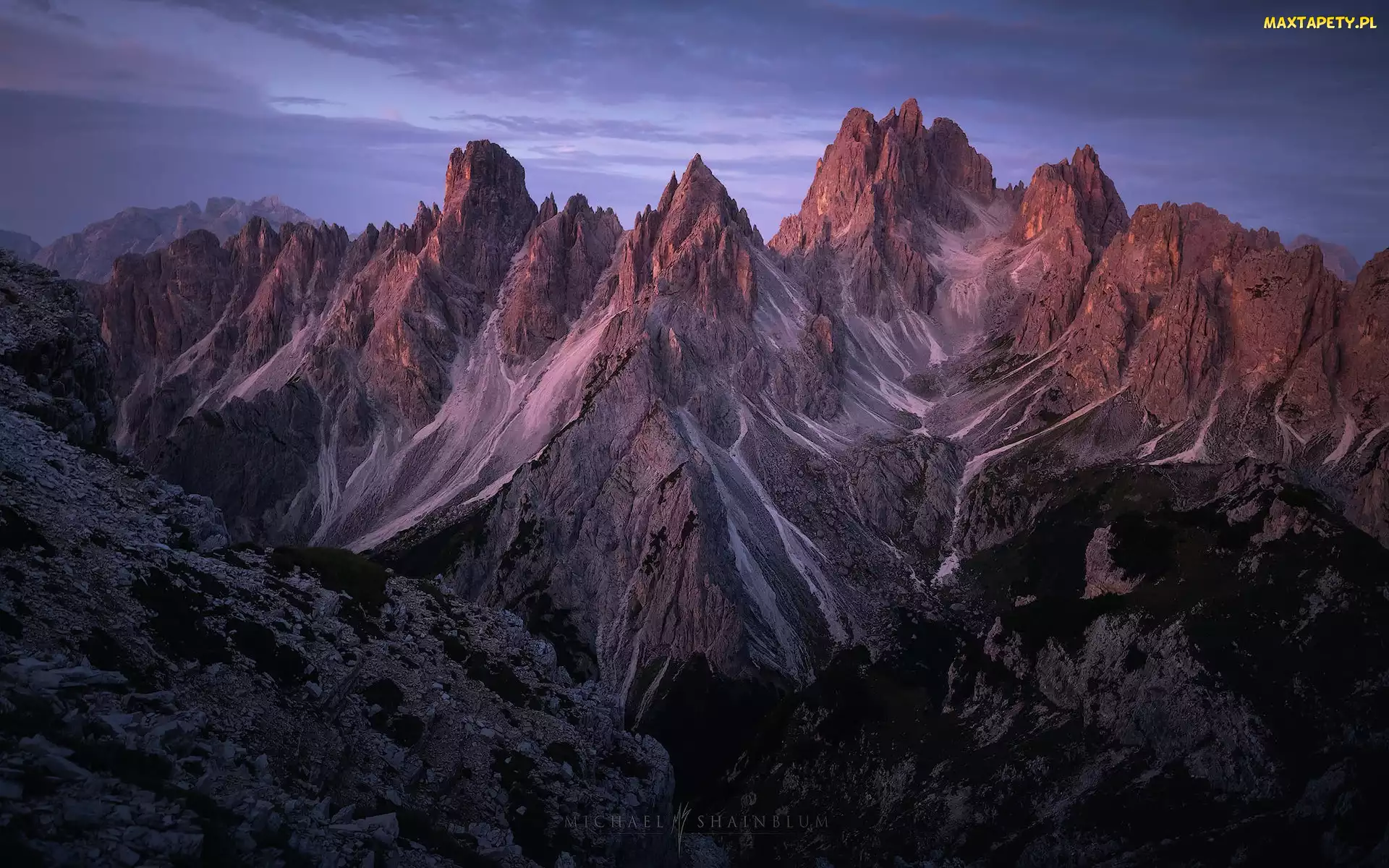 Skały, Dolomity, Włochy, Góry