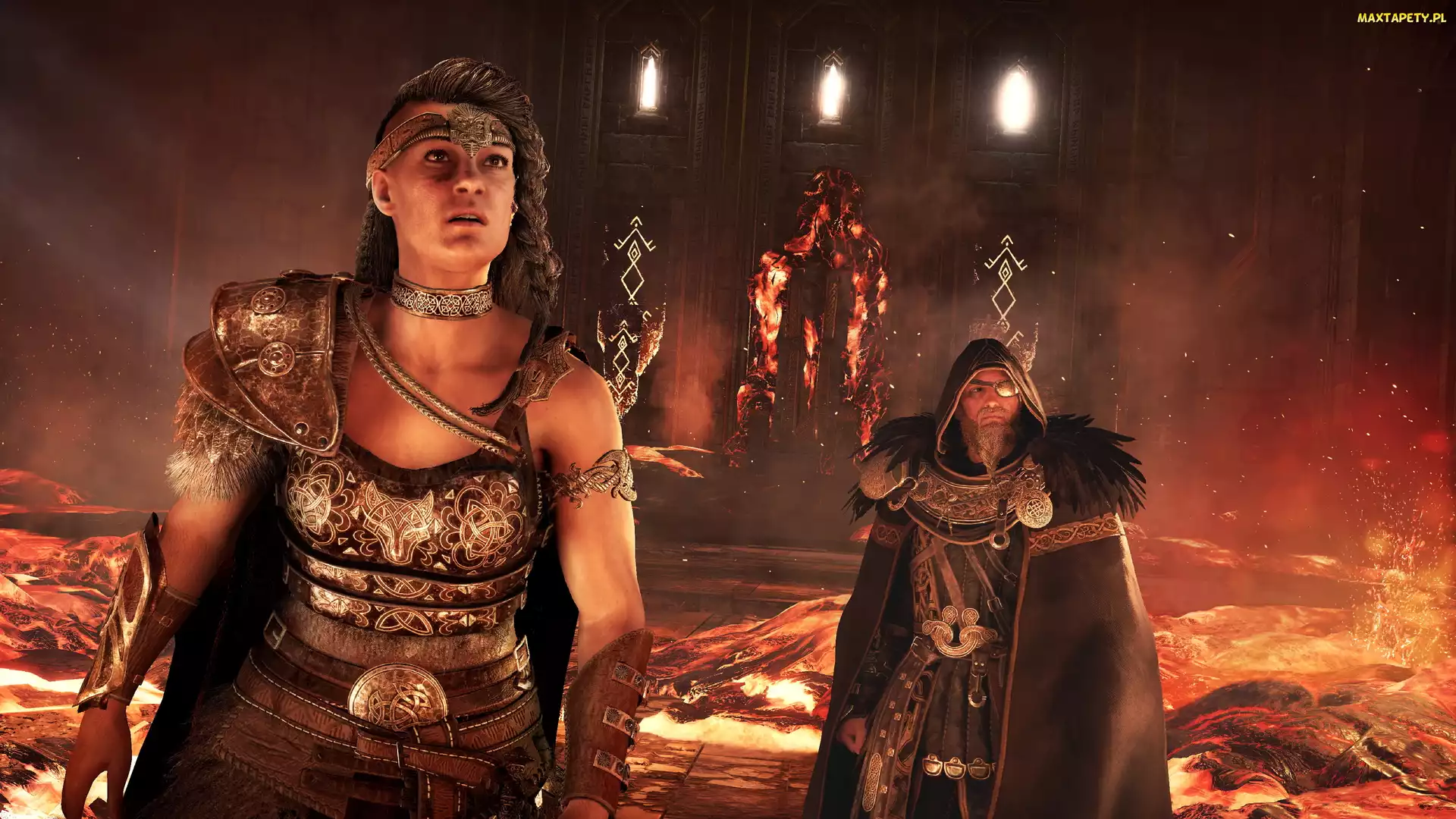 Eivor, Randvi, Assassins Creed Valhalla Dawn of Ragnarok, Odyn, Wiking, Gra, Postacie