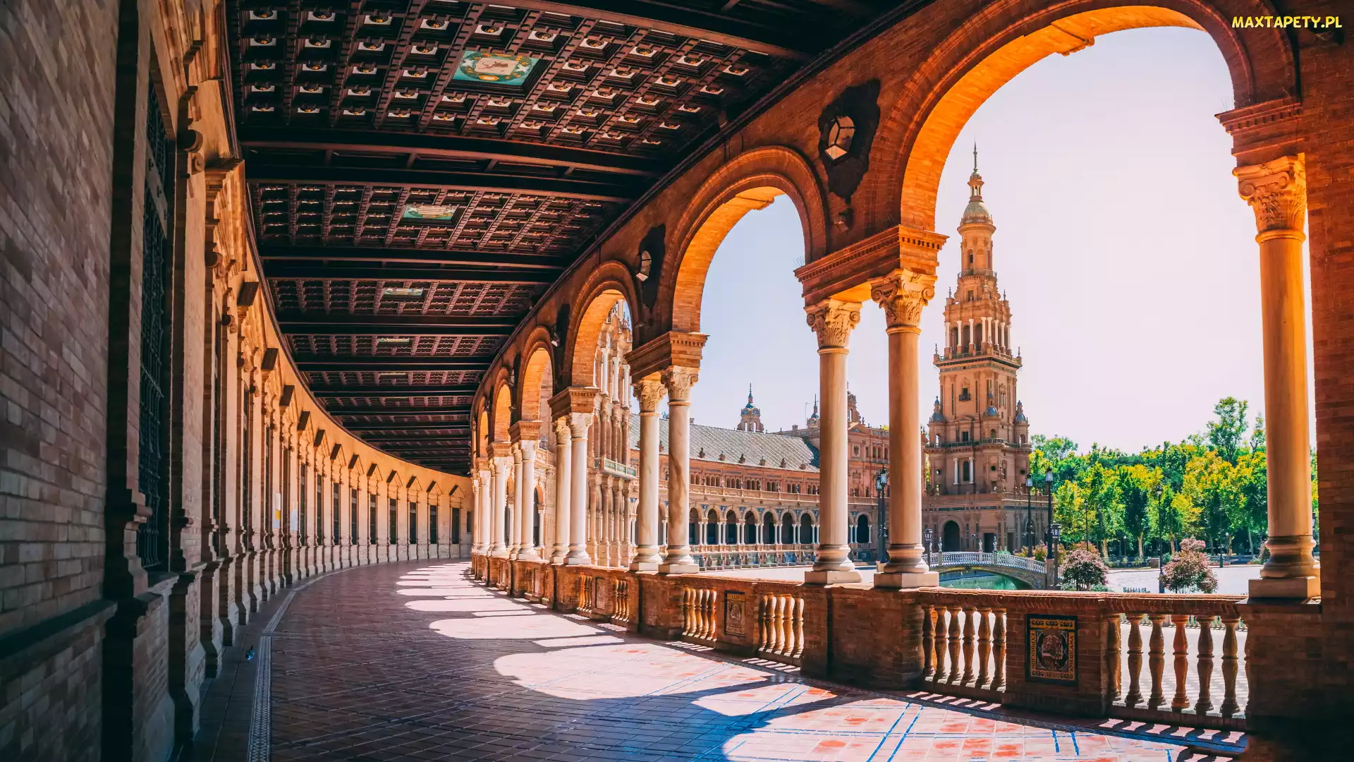 Andaluzja, Pawilon, Plac Hiszpański, Sewilla, Hiszpania