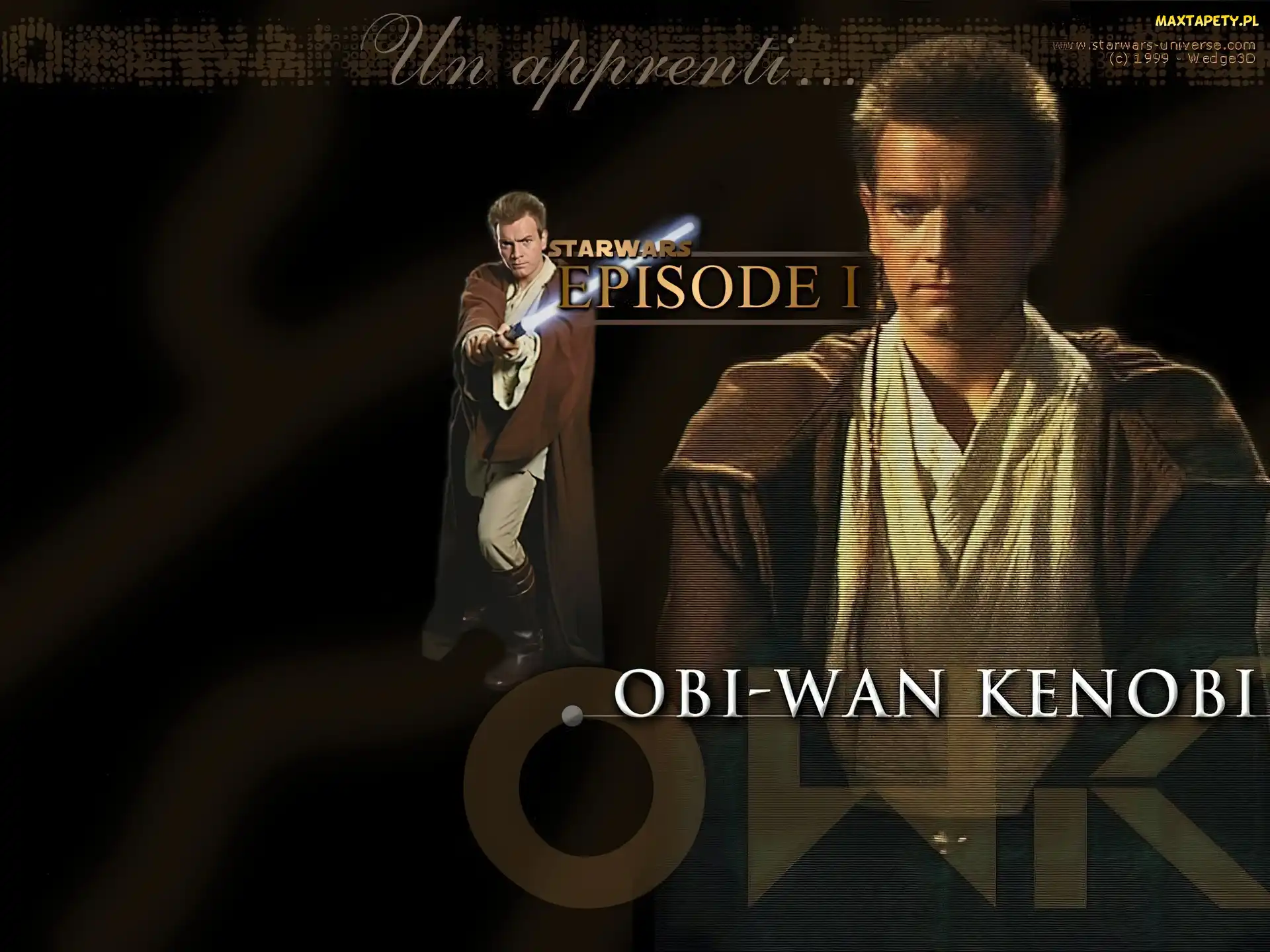 napis, szata, Star Wars, Ewan McGregor