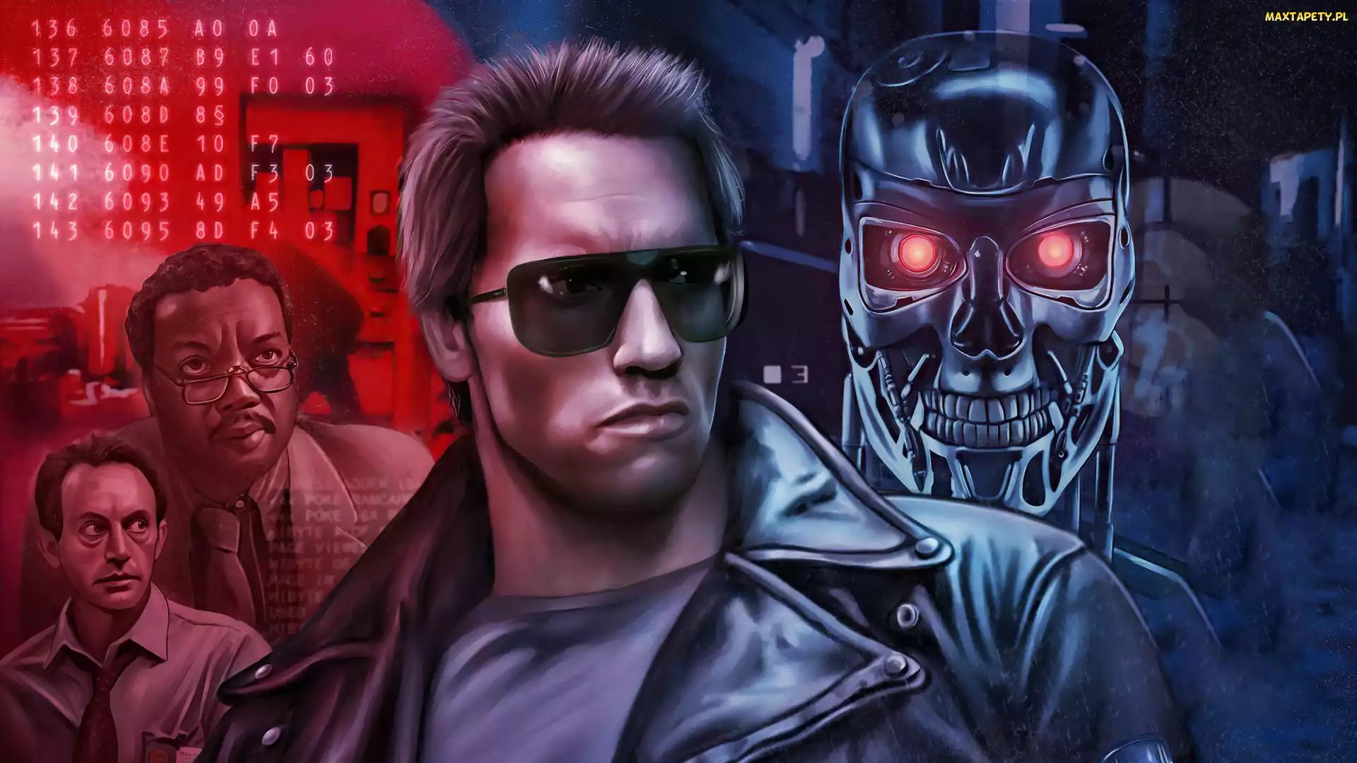 Grafika, Paul Winfield, The Terminator, Film, Aktor, Arnold Schwarzenegger