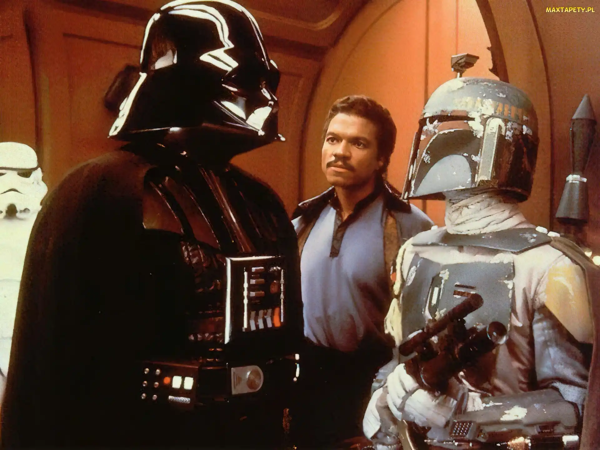 postacie, maska, Star Wars, broń