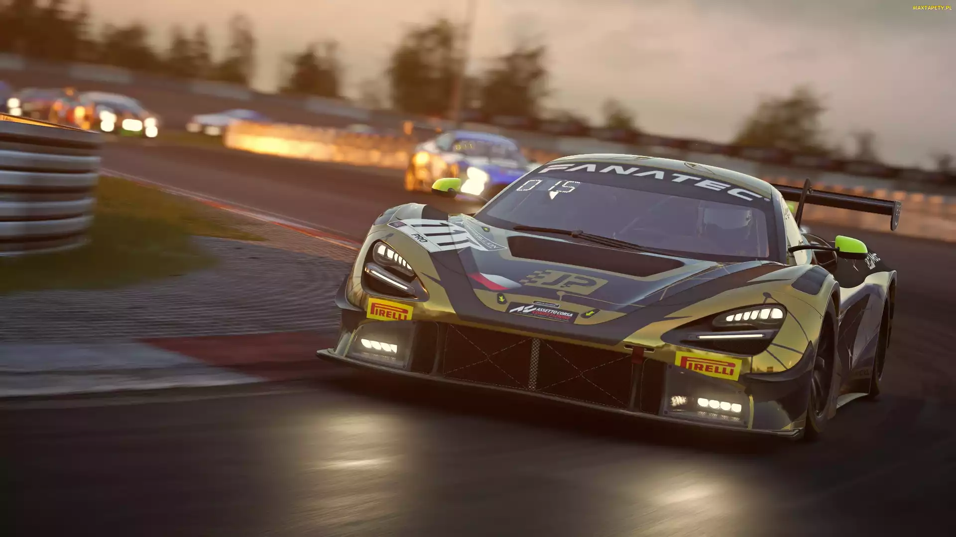 Tor, Assetto Corsa Competizione, Gra, Wyścig, Samochody