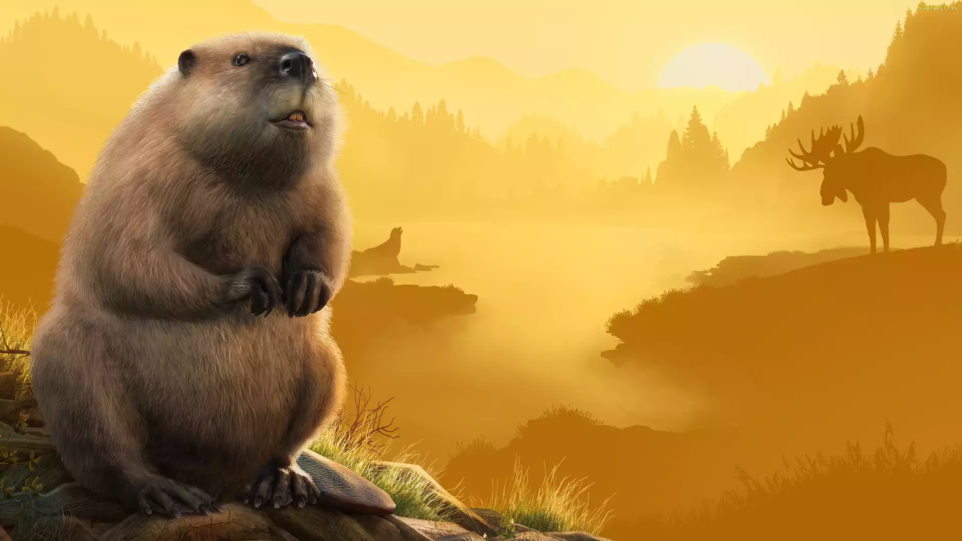 Gra, Mgła, Łoś, Planet Zoo, Góry, Bóbr, Jezioro