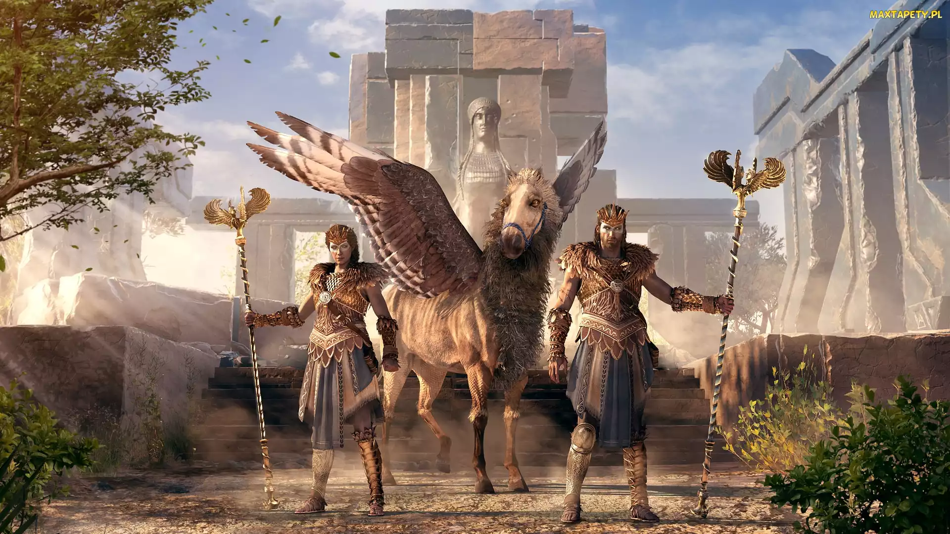 Assassins Creed Odyssey, Gra, Postacie, Pegaz