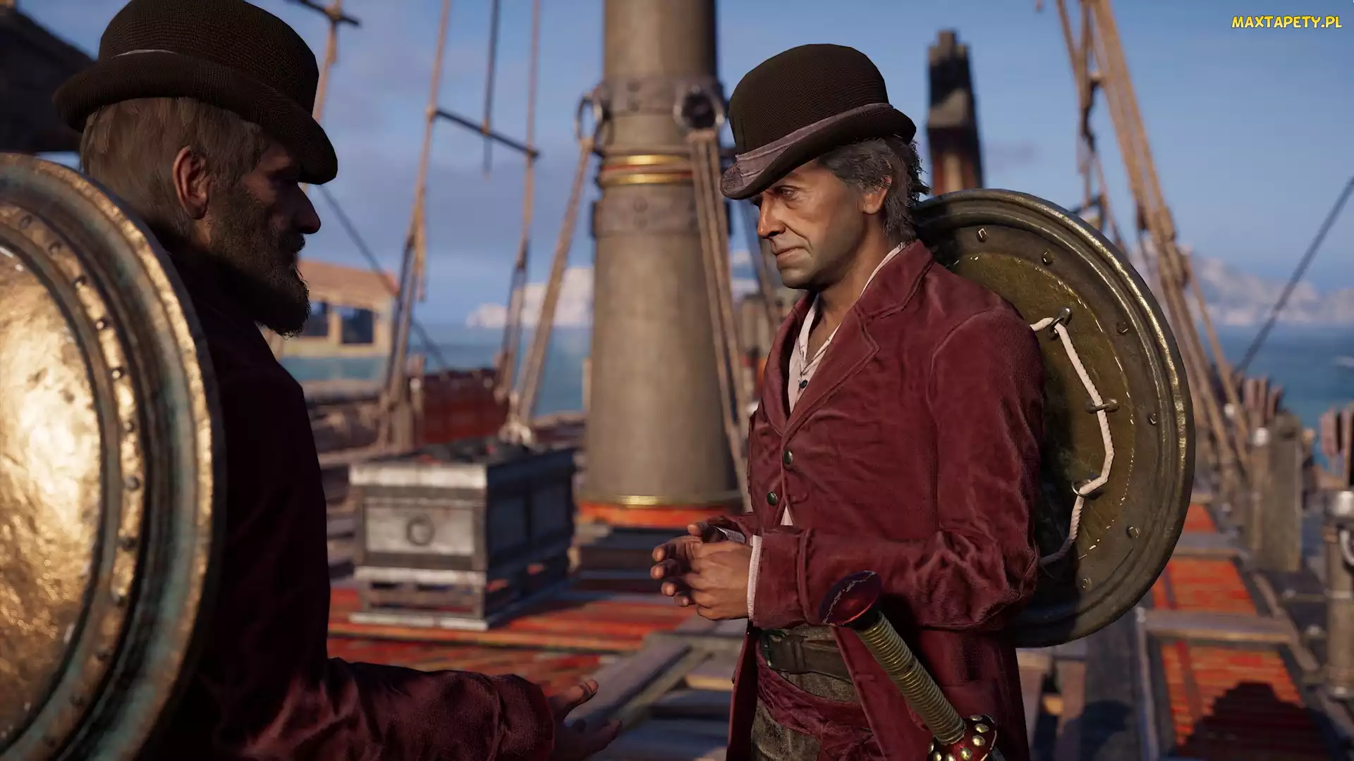 Assassins Creed Odyssey, Gra, Statek, Postacie