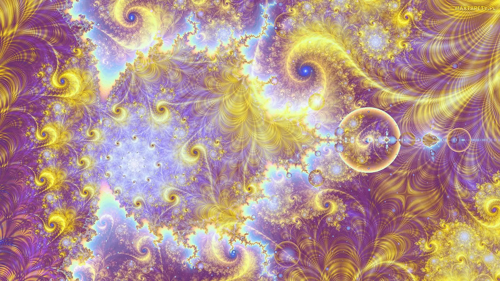 Fraktal, Grafika, Spirale, Wzory