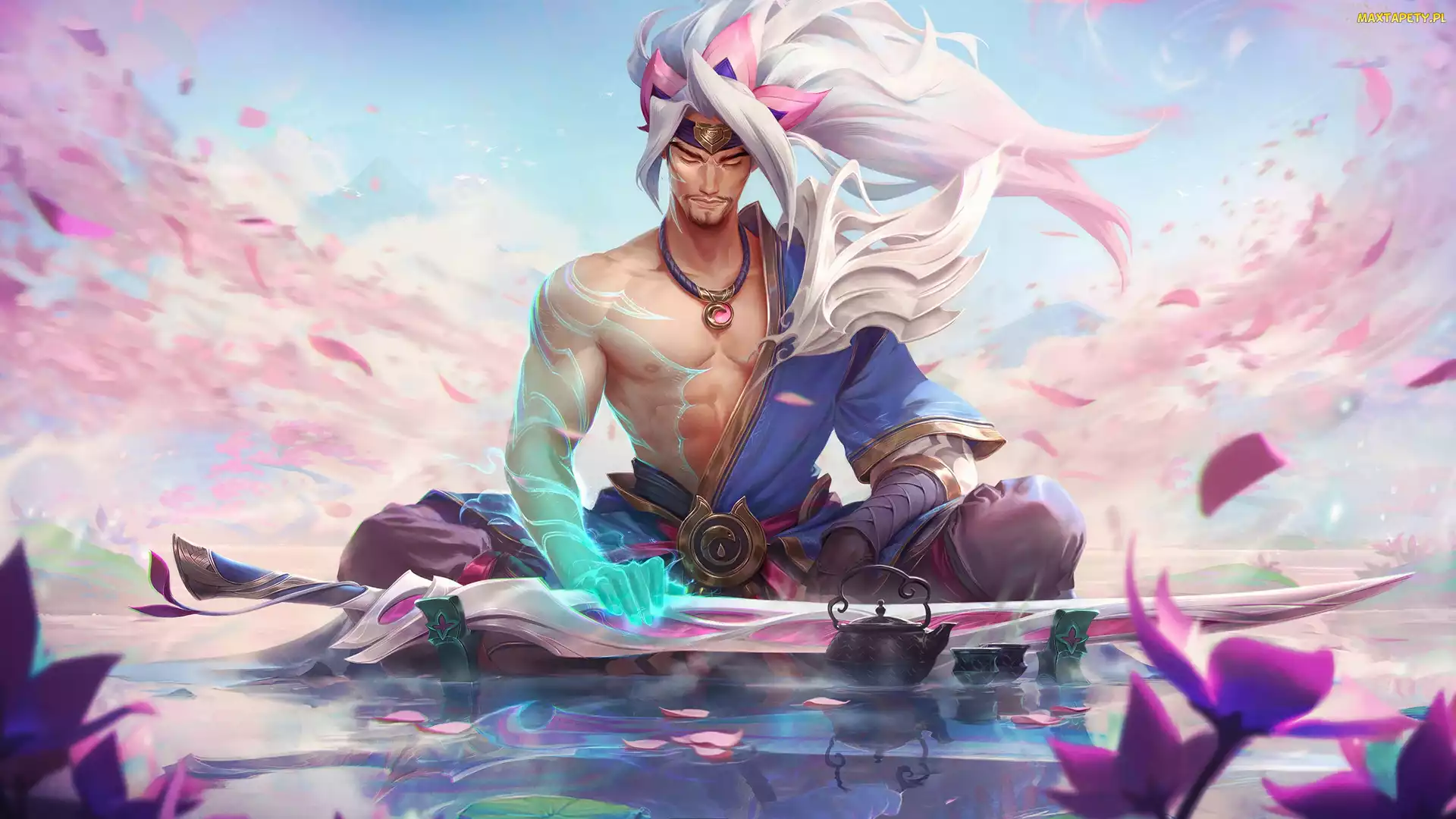 Wojownik, Yasuo, League of Legends, Miecz, Pokutnik, Gra, Postać