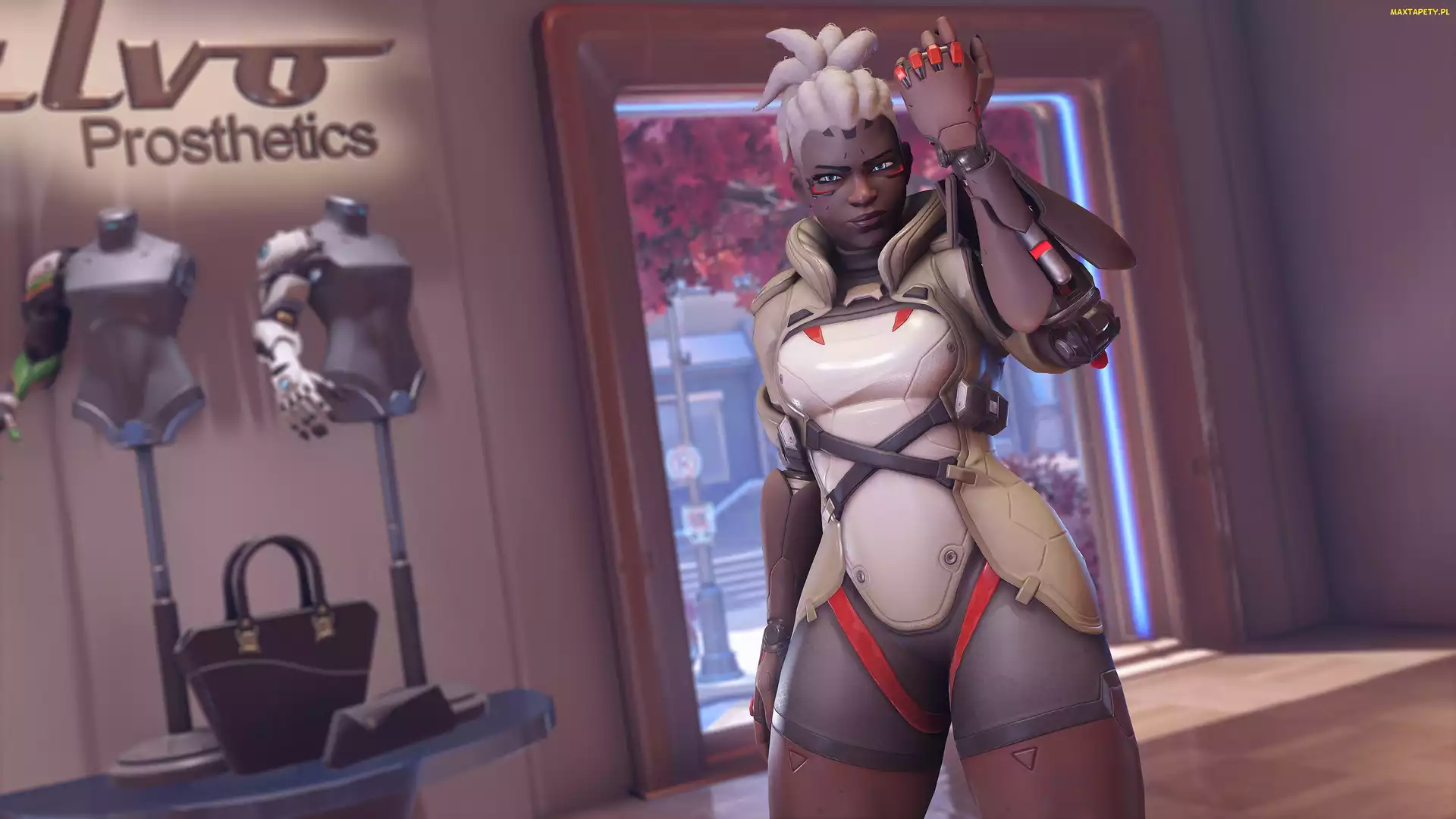 Overwatch 2, Gra, Sojourn, Postać, Uniesiona, Ręka