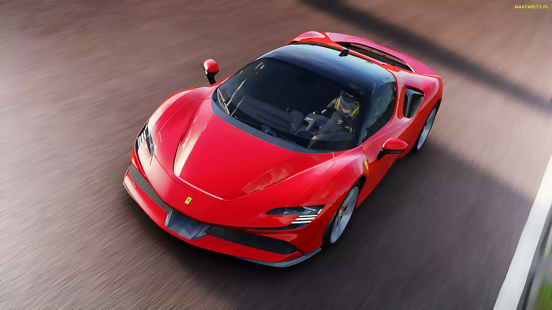 Droga, Ferrari, Project Cars 3, Gra, Samochód, Czerwony