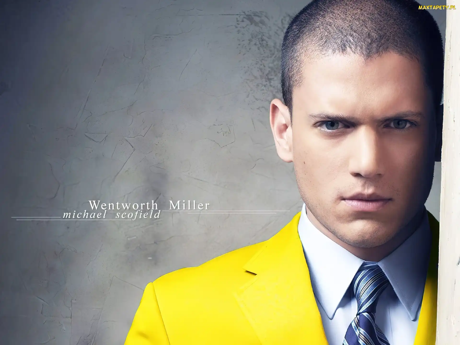 Skazany na śmierć, marynarka, żółta, Wentworth Miller, Prison Break