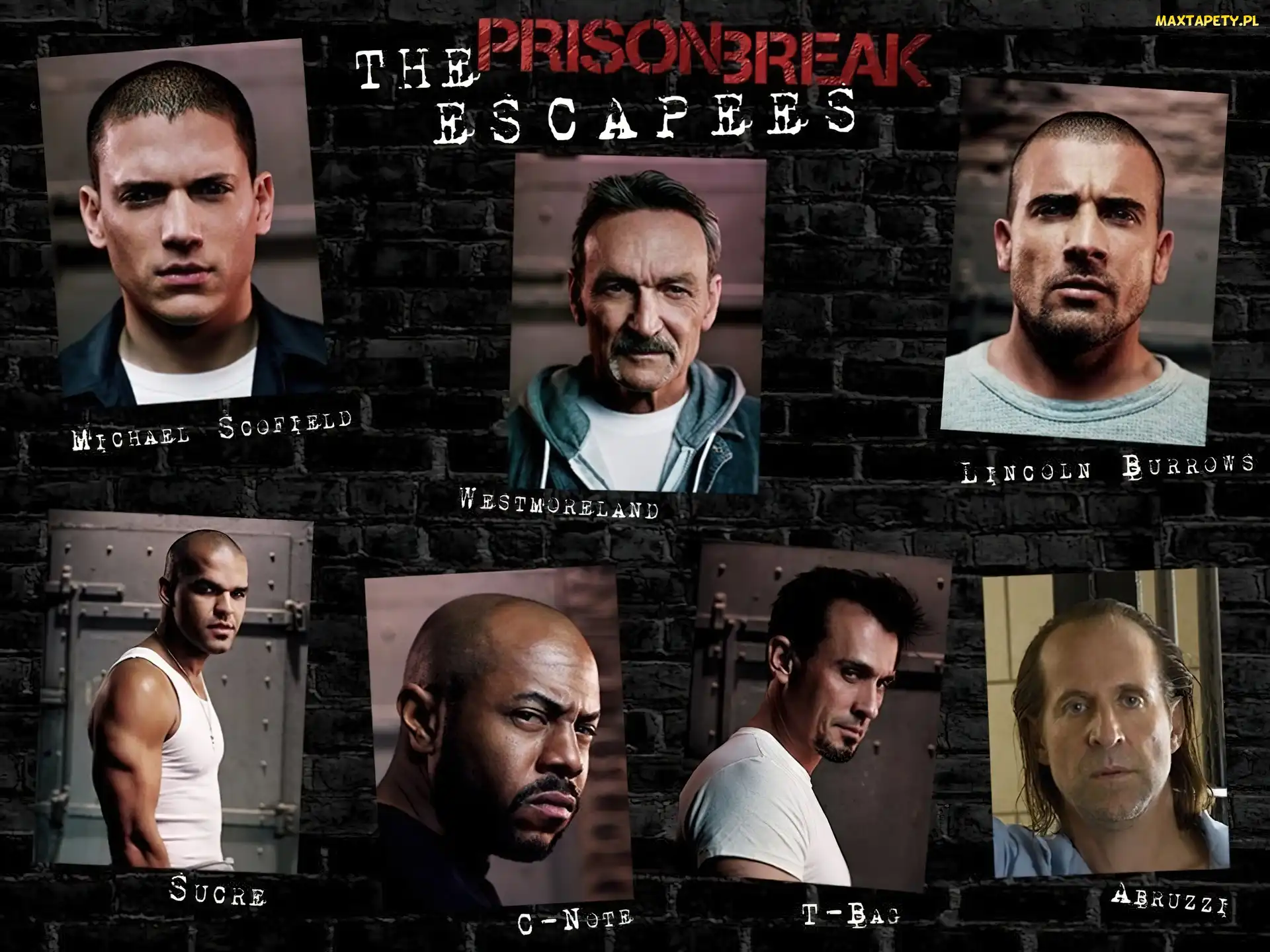 zdjęcia, uciekinierzy, Prison Break, Skazany na śmierć