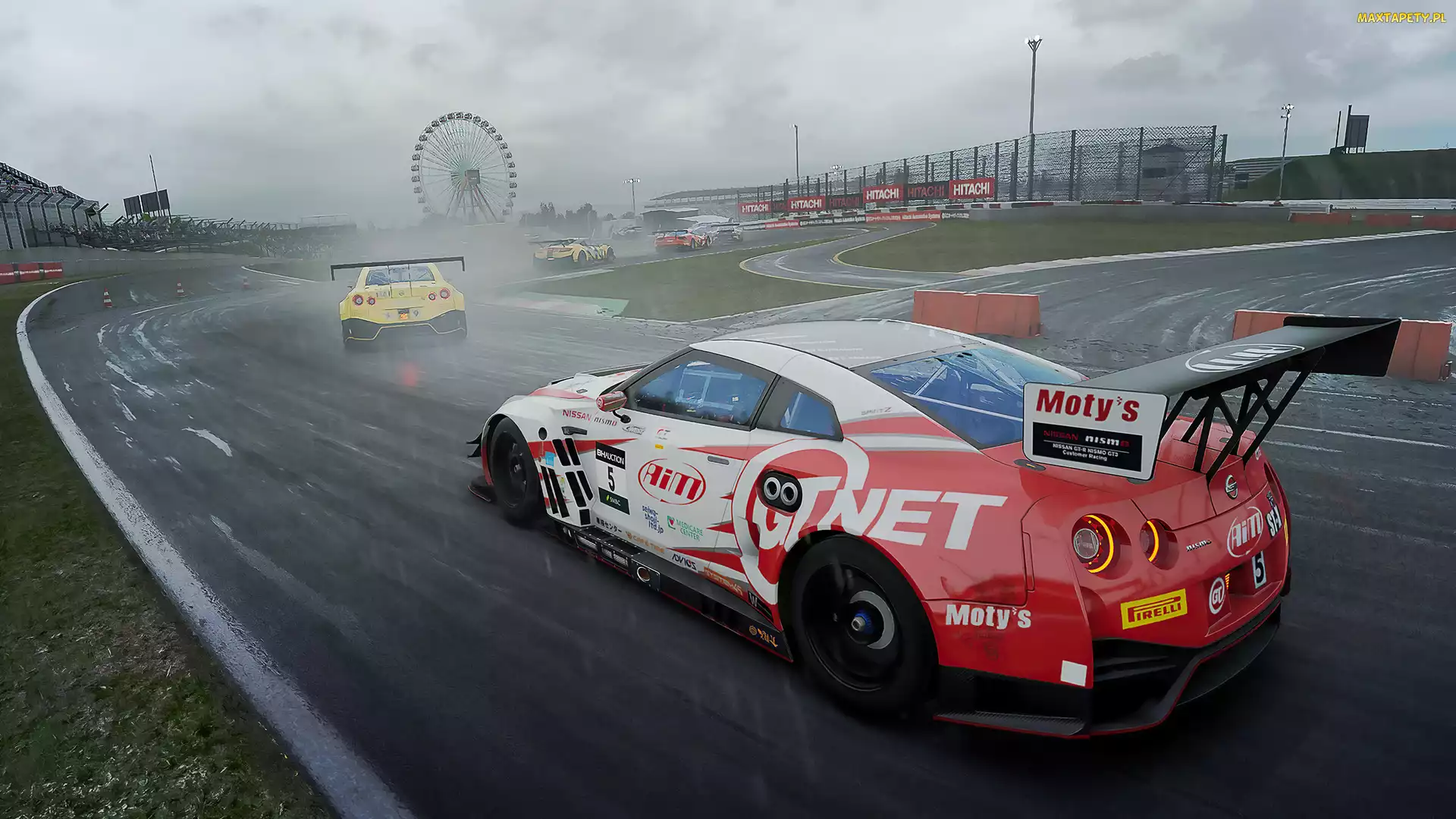 Wyścig, Tor, Assetto Corsa Competizione, Mgła, Nissan, Gra, Samochód