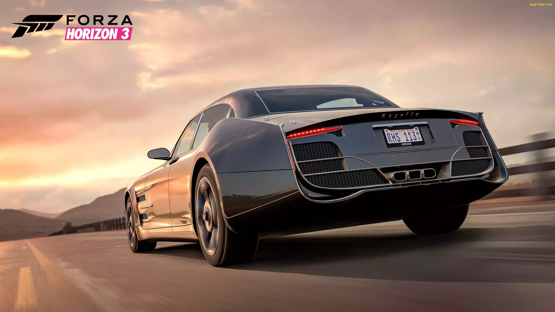 Tył, Forza Horizon 3, Gra, Droga, Samochód