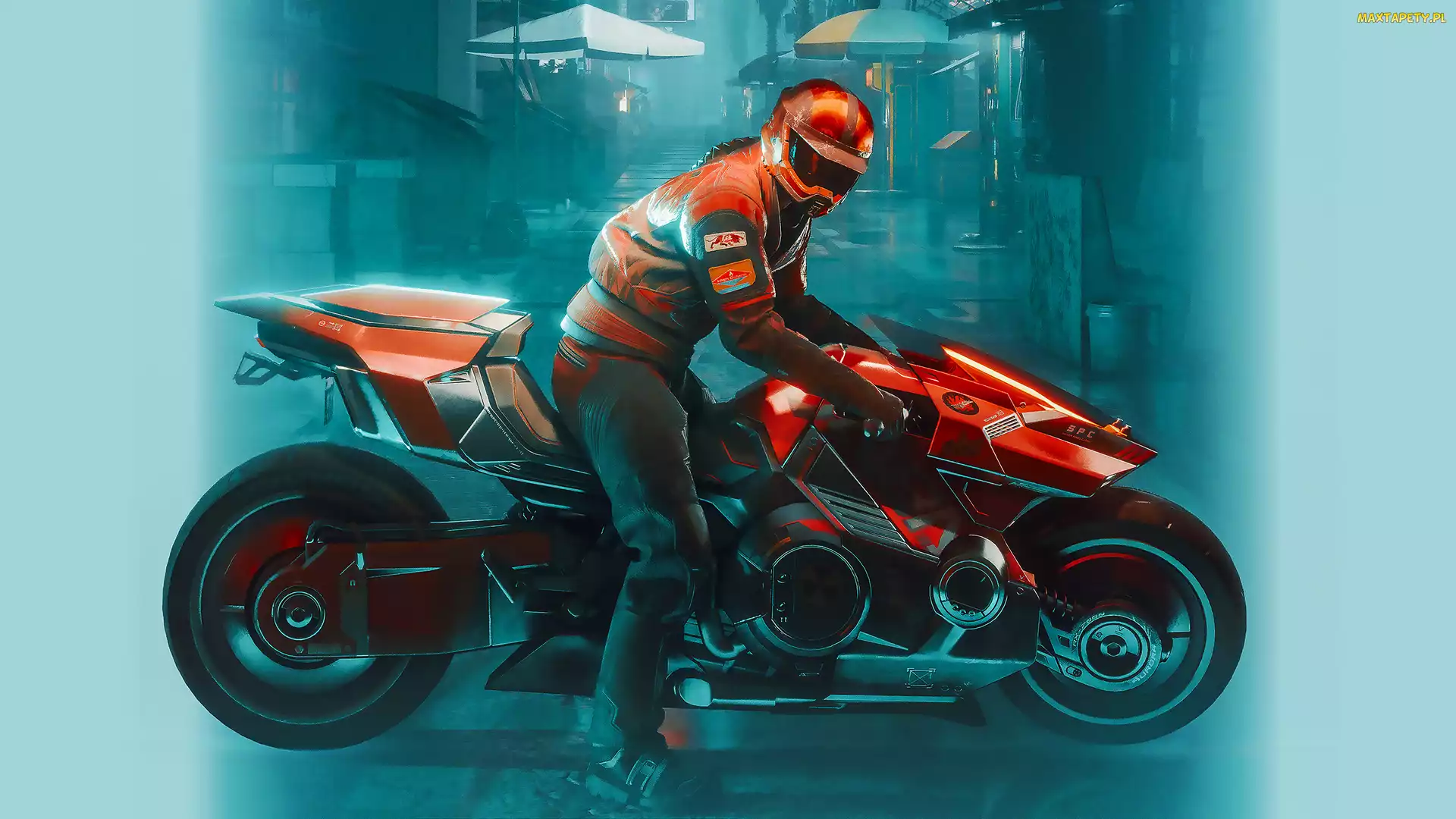 Cyberpunk 2077, Motocyklista, Yaiba Kusanagi CT-3X, Motocykl, Gra