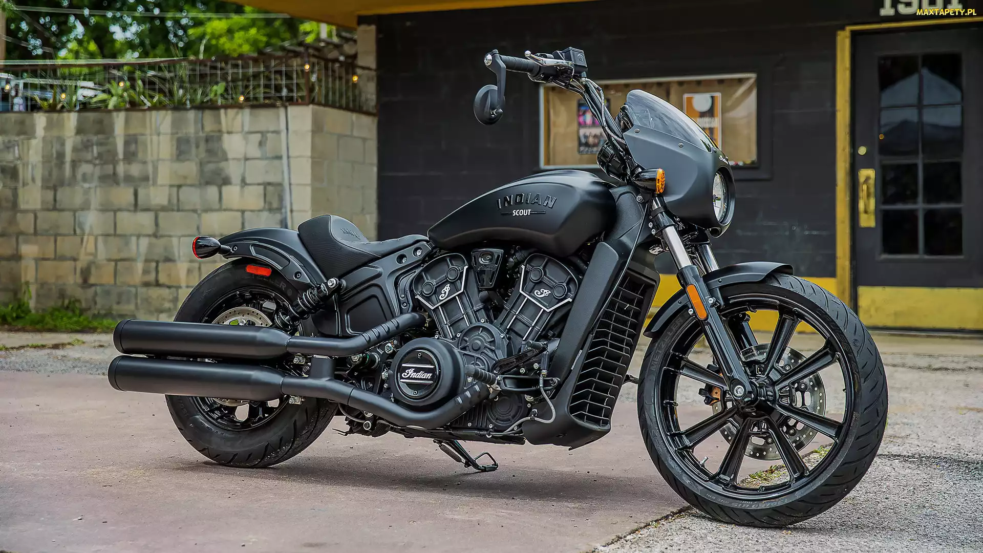 Indian Scout Rogue, Czarny, Motocykl