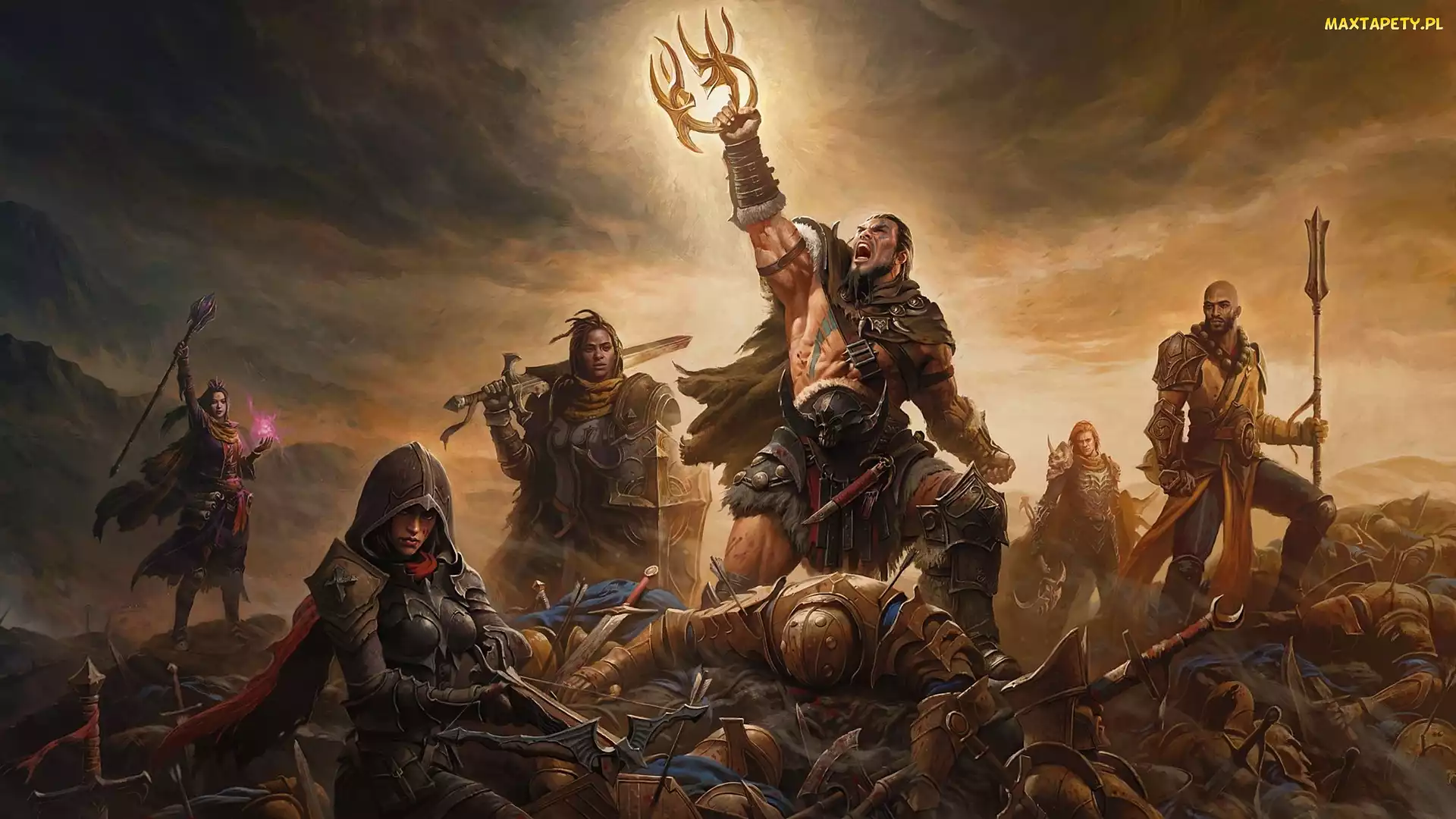 Postacie, Gra, Nekromanta, Diablo Immortal, Mnich, Barbarzyńca, Czarodziejka, Łowca demonów, Krzyżowiec