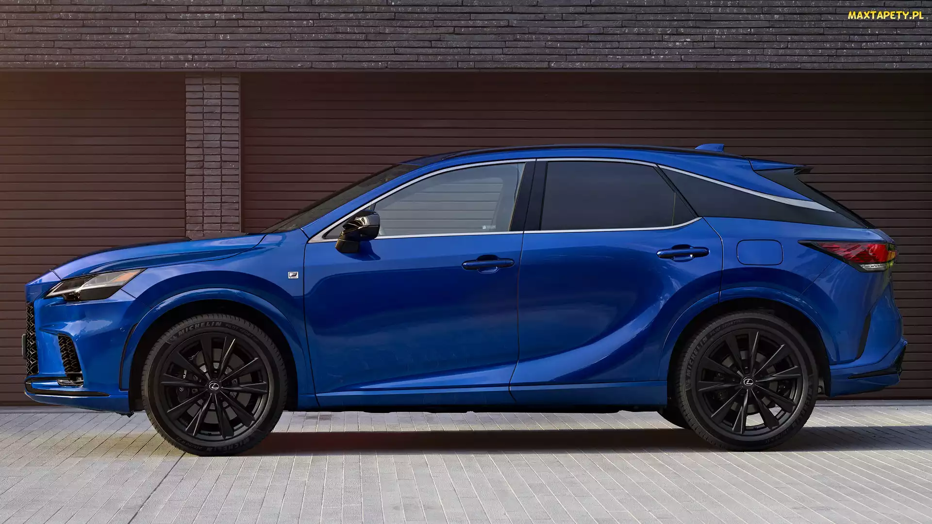 Lexus RX Hybryda F Sport, Bok, Niebieski