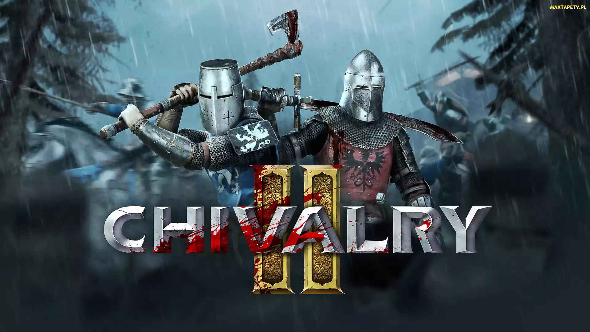 Miecz, Topór, Chivalry 2, Gra, Rycerze, Zbroje