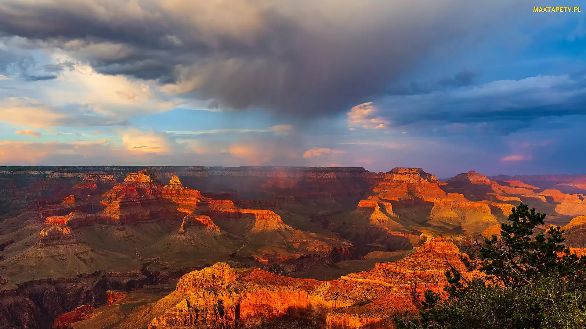 Stany Zjednoczone, Arizona, Kanion, Skały, Grand Canyon, Park Narodowy Wielkiego Kanionu