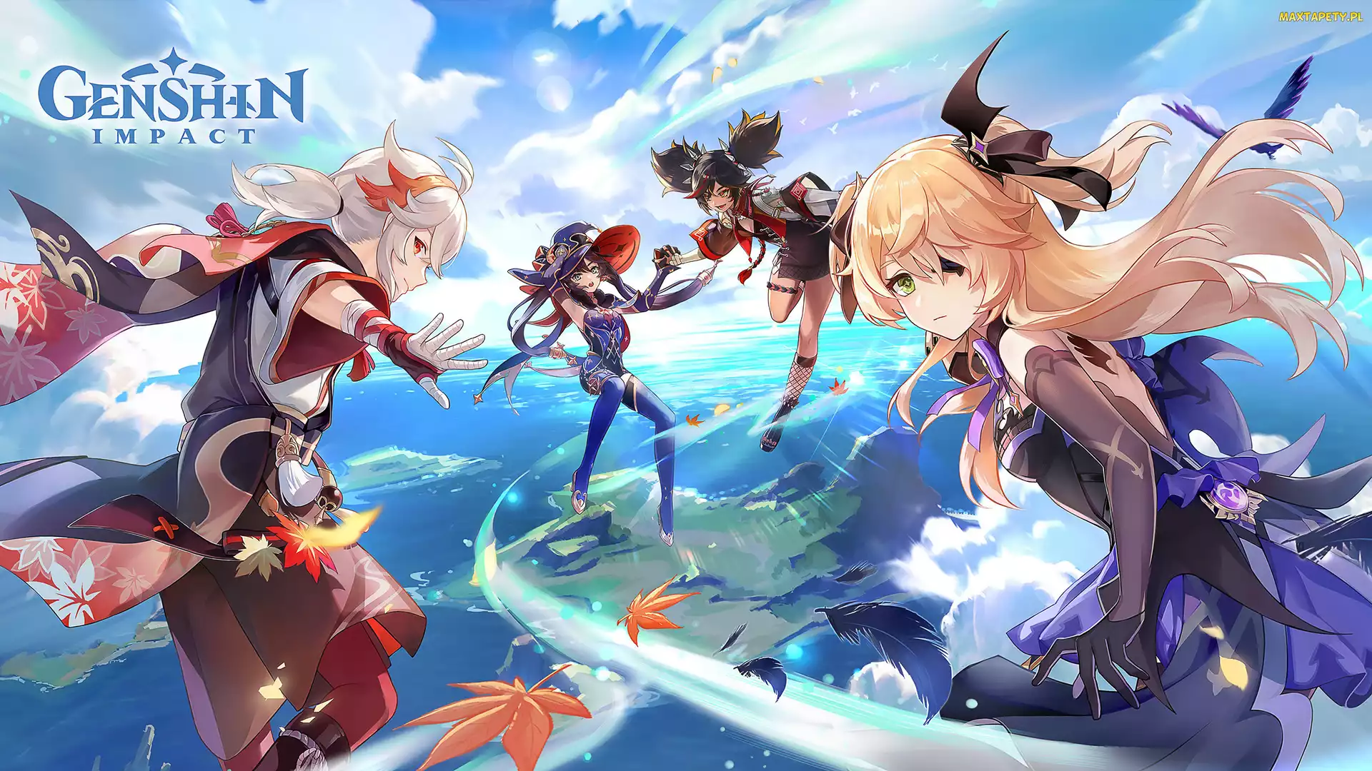 Genshin Impact, Kaedehara Kazuha, Fischl, Postacie, Gra