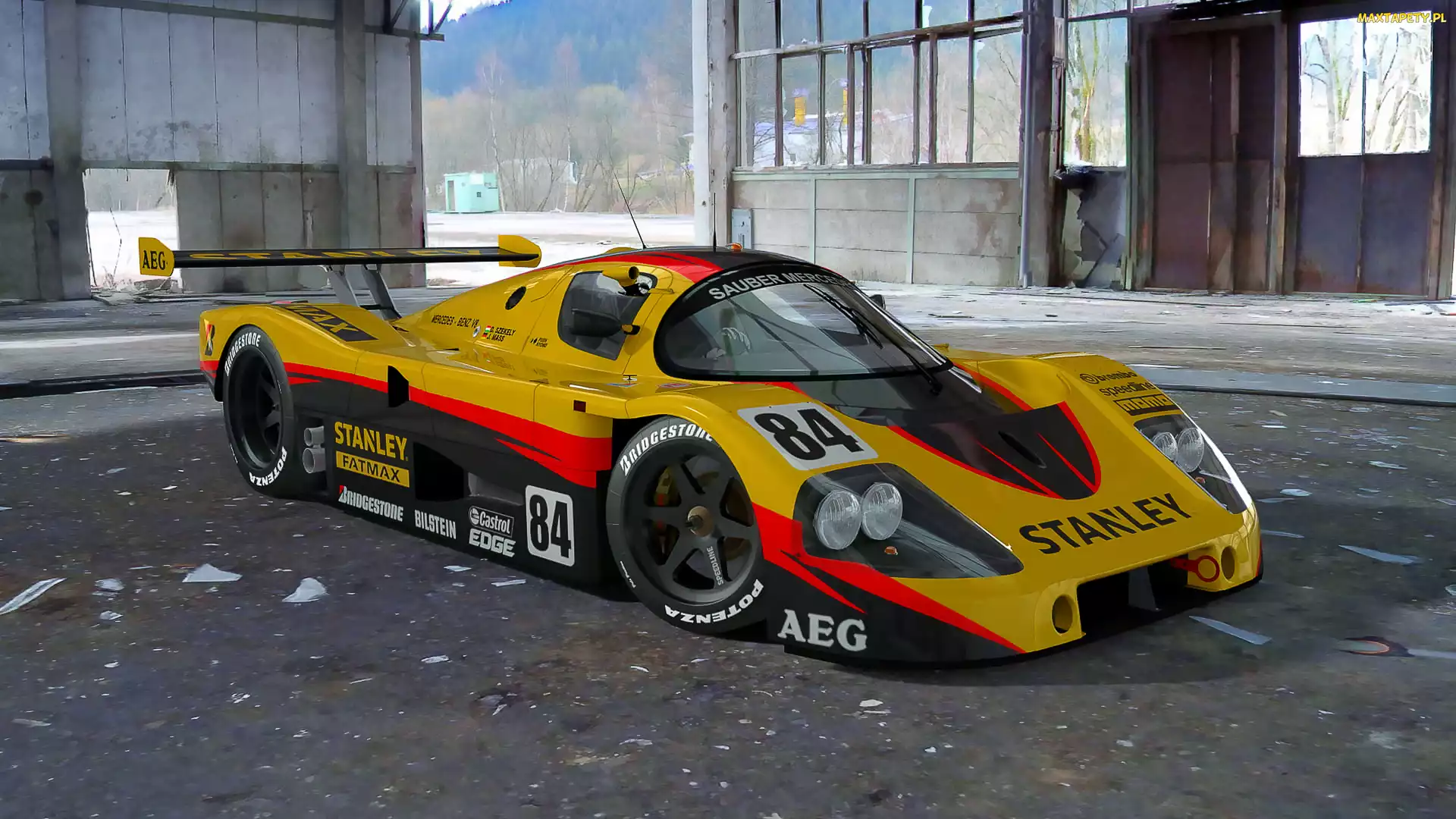 Assetto Corsa, Przód, Żółty, Samochód, Gra