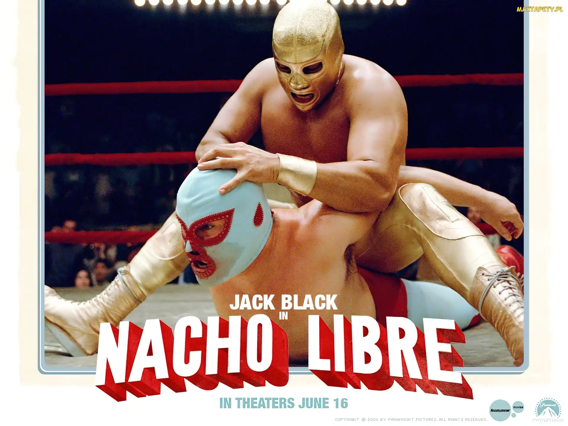 maski, walka, Nacho Libre, ring