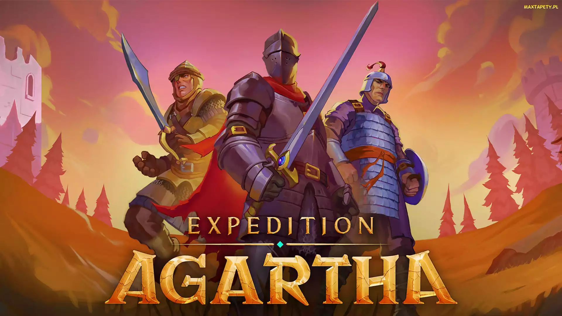 Plakat, Rycerze, Gra, Expedition Agartha