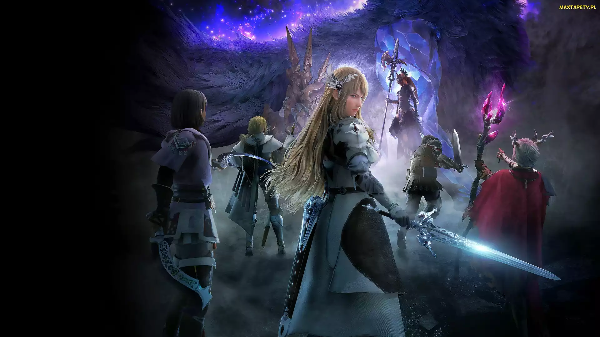 Mag, Miecz, Valkyrie Elysium, Magia, Rycerze, Gra, Kobieta