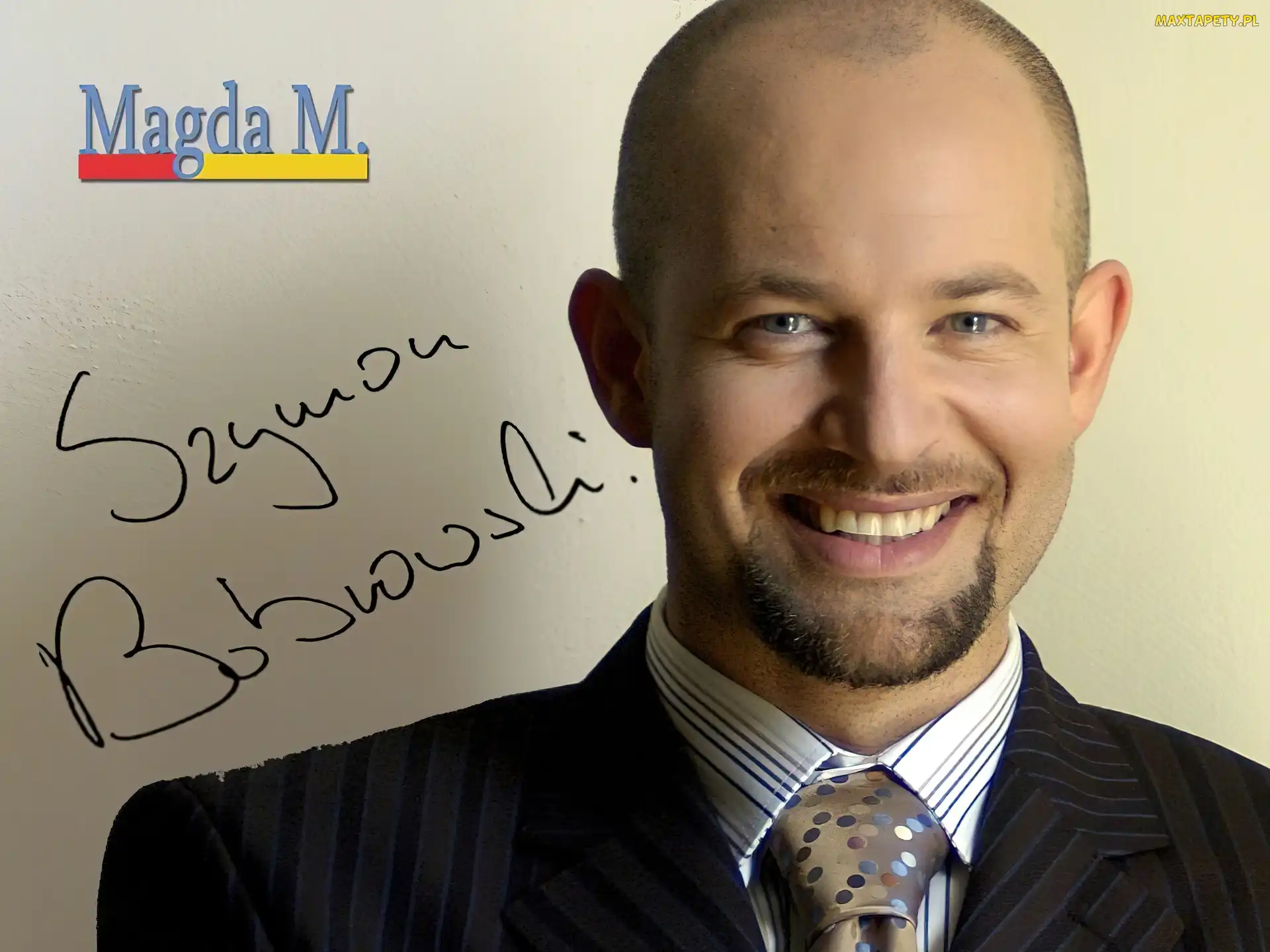 Szymon Bobrowski, garnitur, Magda M