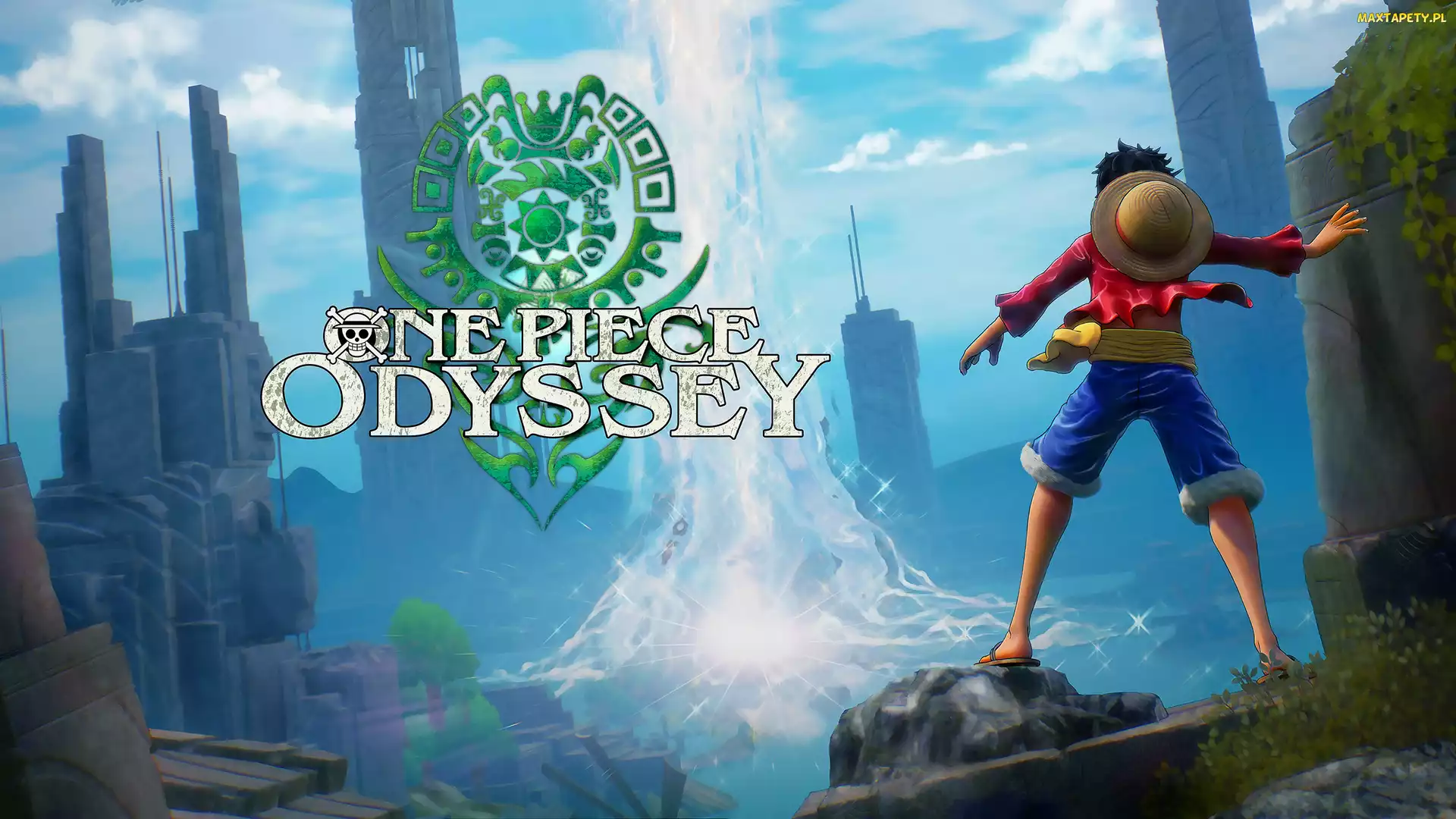 Budowle, Gejzer, One Piece Odyssey, Plakat, Chłopiec, Gra, Postać
